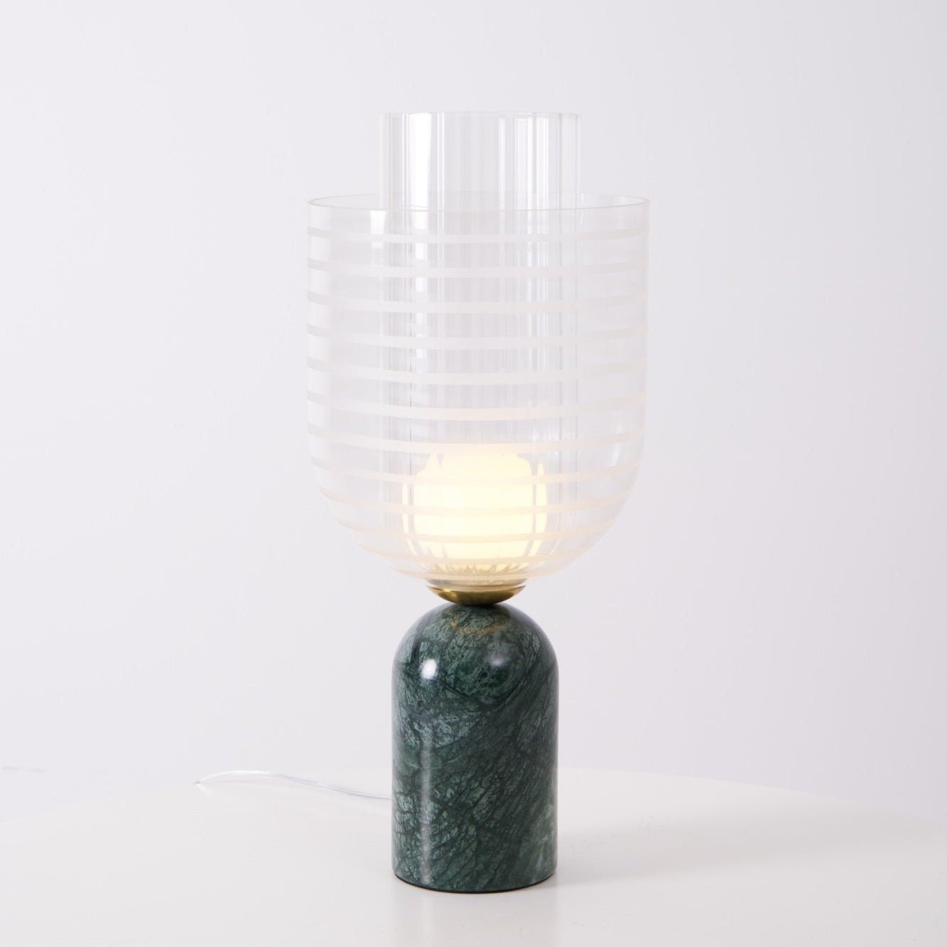 Lumi Elegant Marble Table Lamp-Neutral Decor