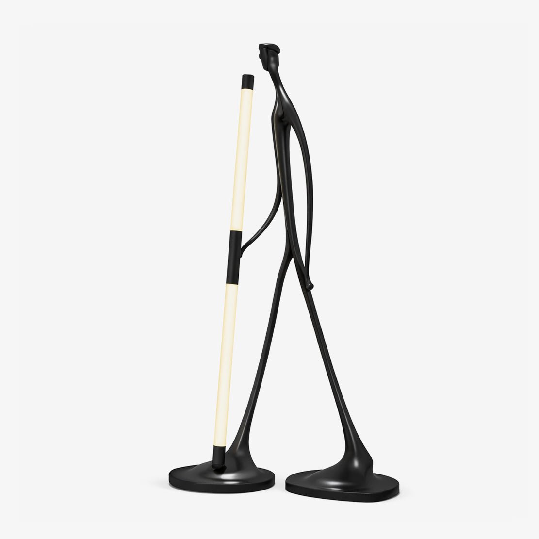 Stride Figure Floor Lamp-Neutral Decor
