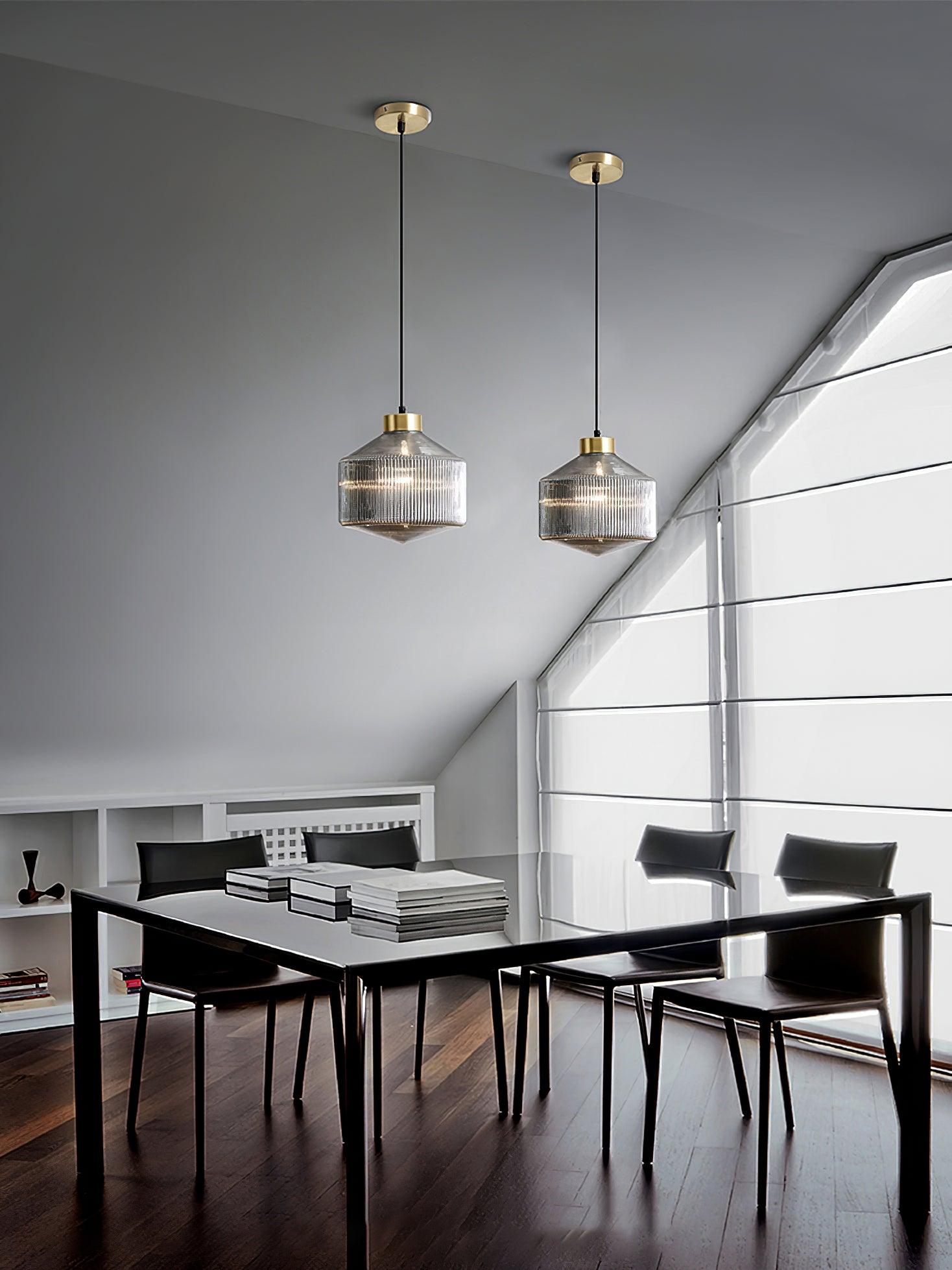 Velorarn Glass Artistic Pendant Light-Neutral Decor