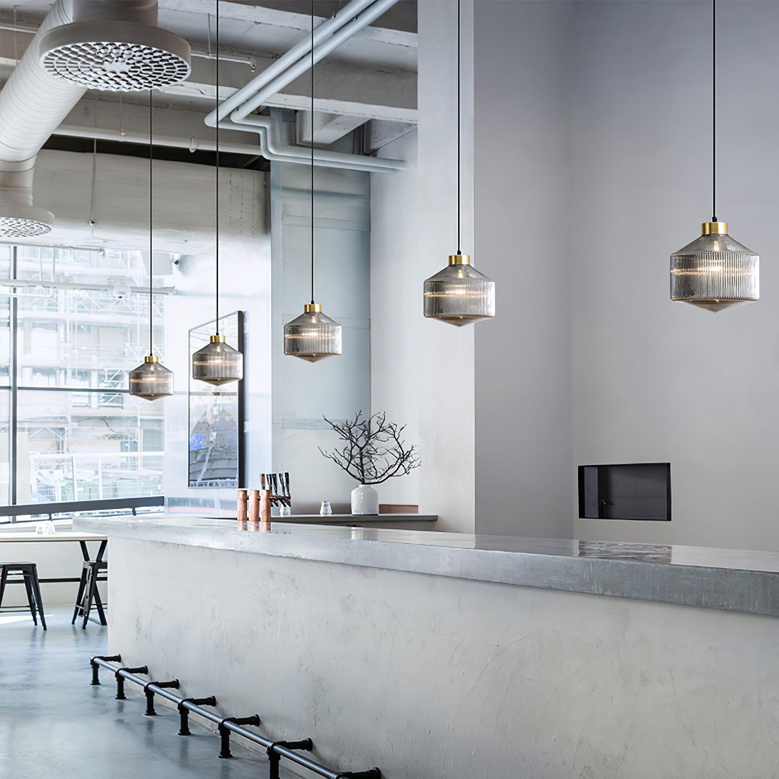 Velorarn Glass Artistic Pendant Light-Neutral Decor