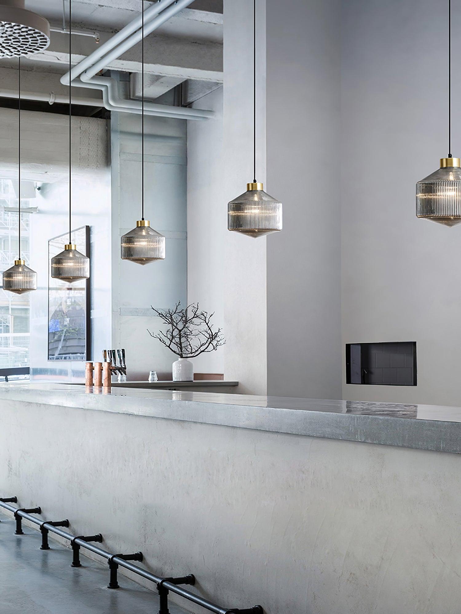 Velorarn Glass Artistic Pendant Light-Neutral Decor