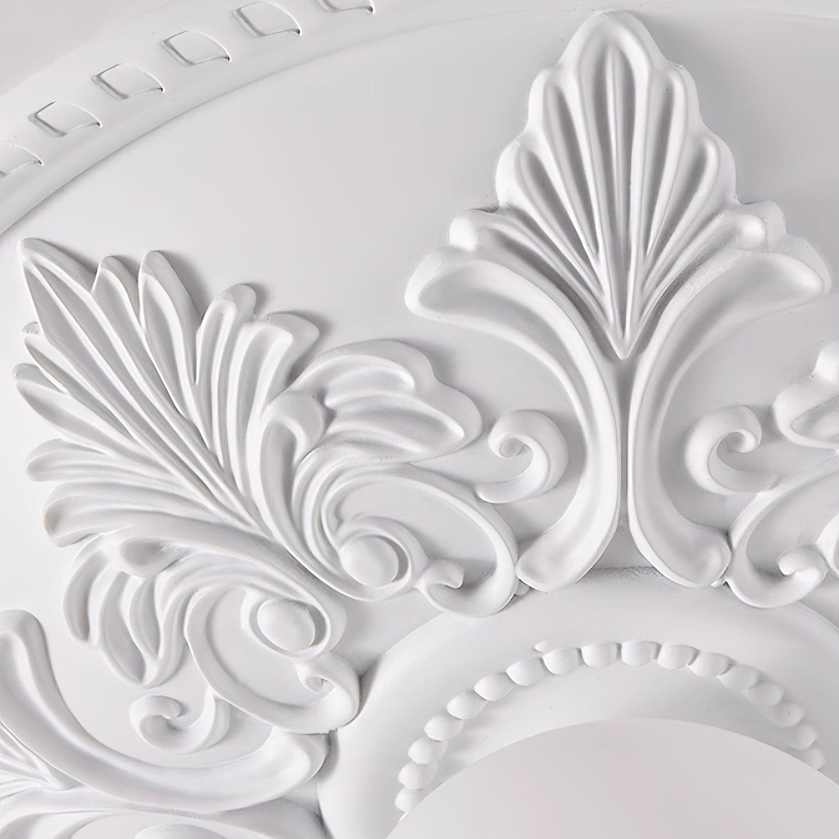 Ceiling Light Resin Canopy Glass Globe Classic Ornate