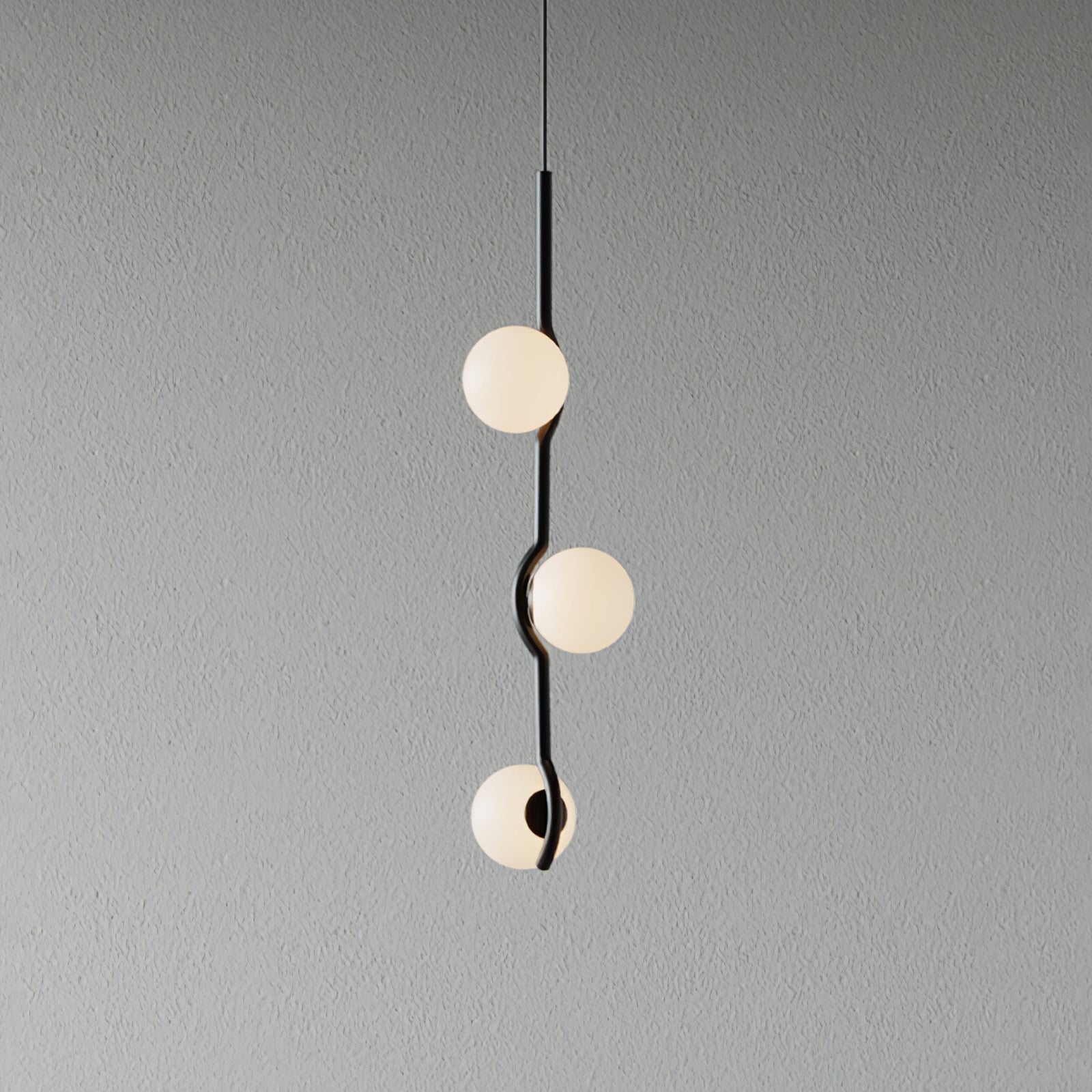 Elvian Chandelier White Globe Brass Minimalist-Neutral Decor