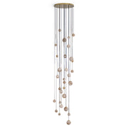 Sultana Chandelier Alabaster Cluster Orb Cascade