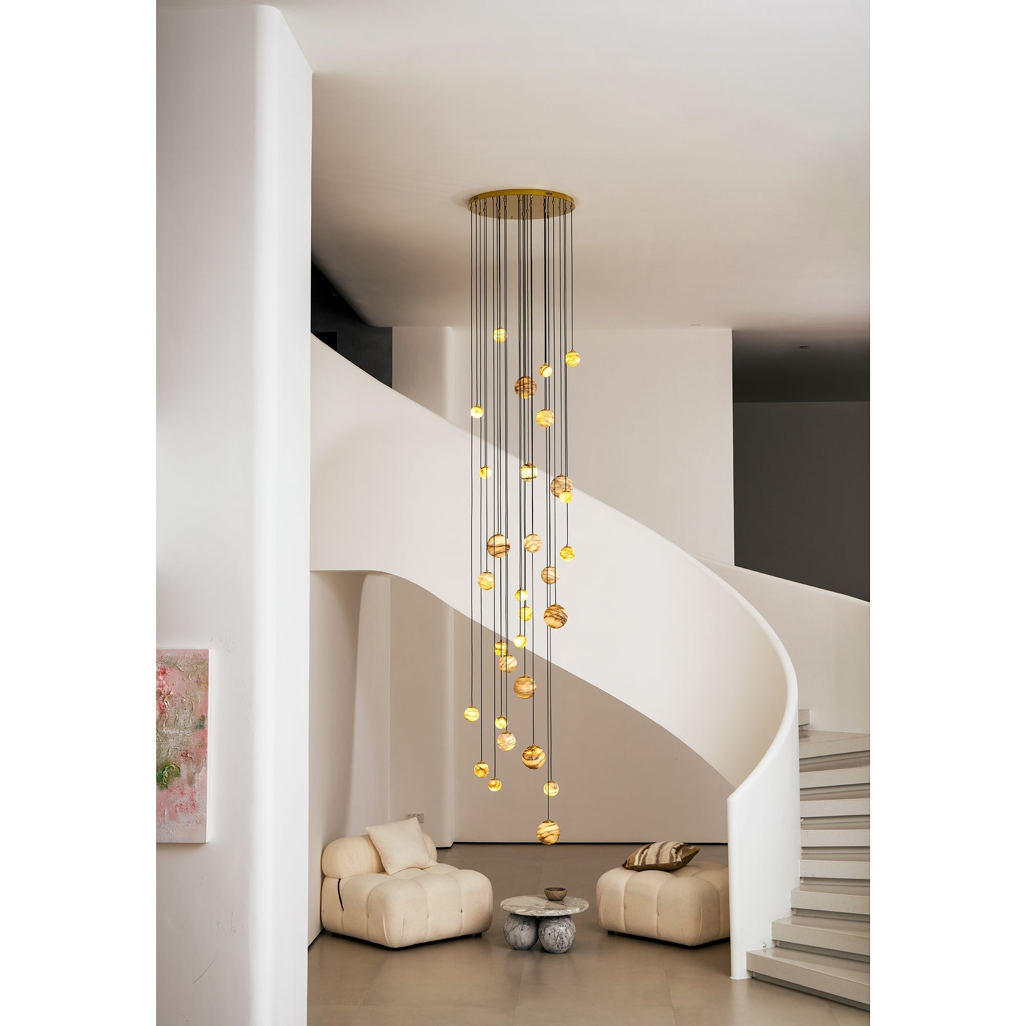 Celeste Alabaster Chandelier