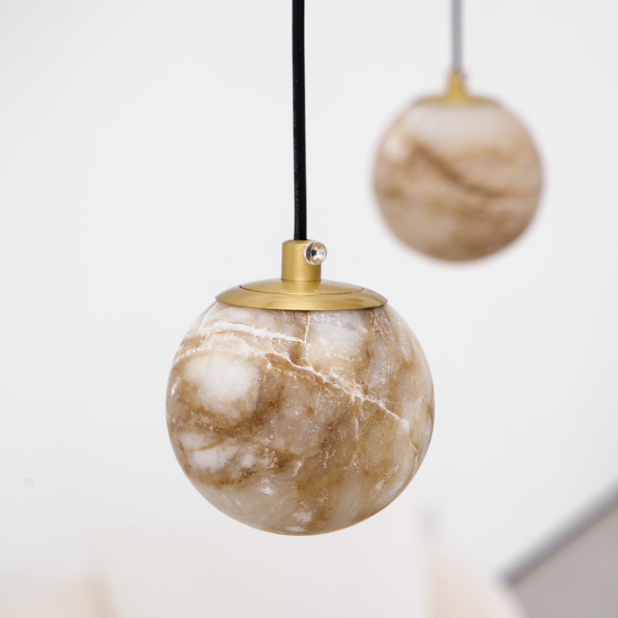 Sultana Chandelier Alabaster Cluster Orb Cascade