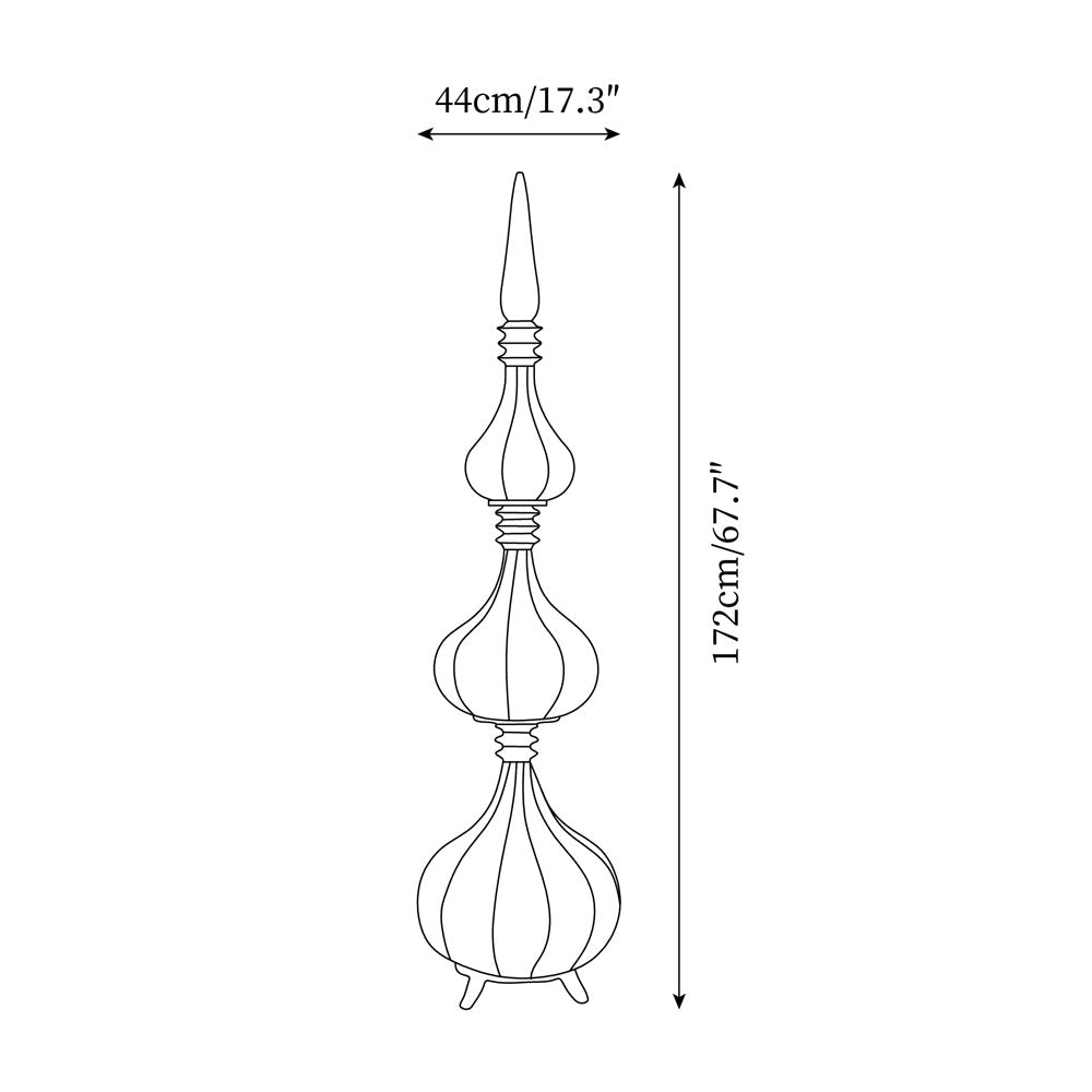 Pagoda Floor Lamp