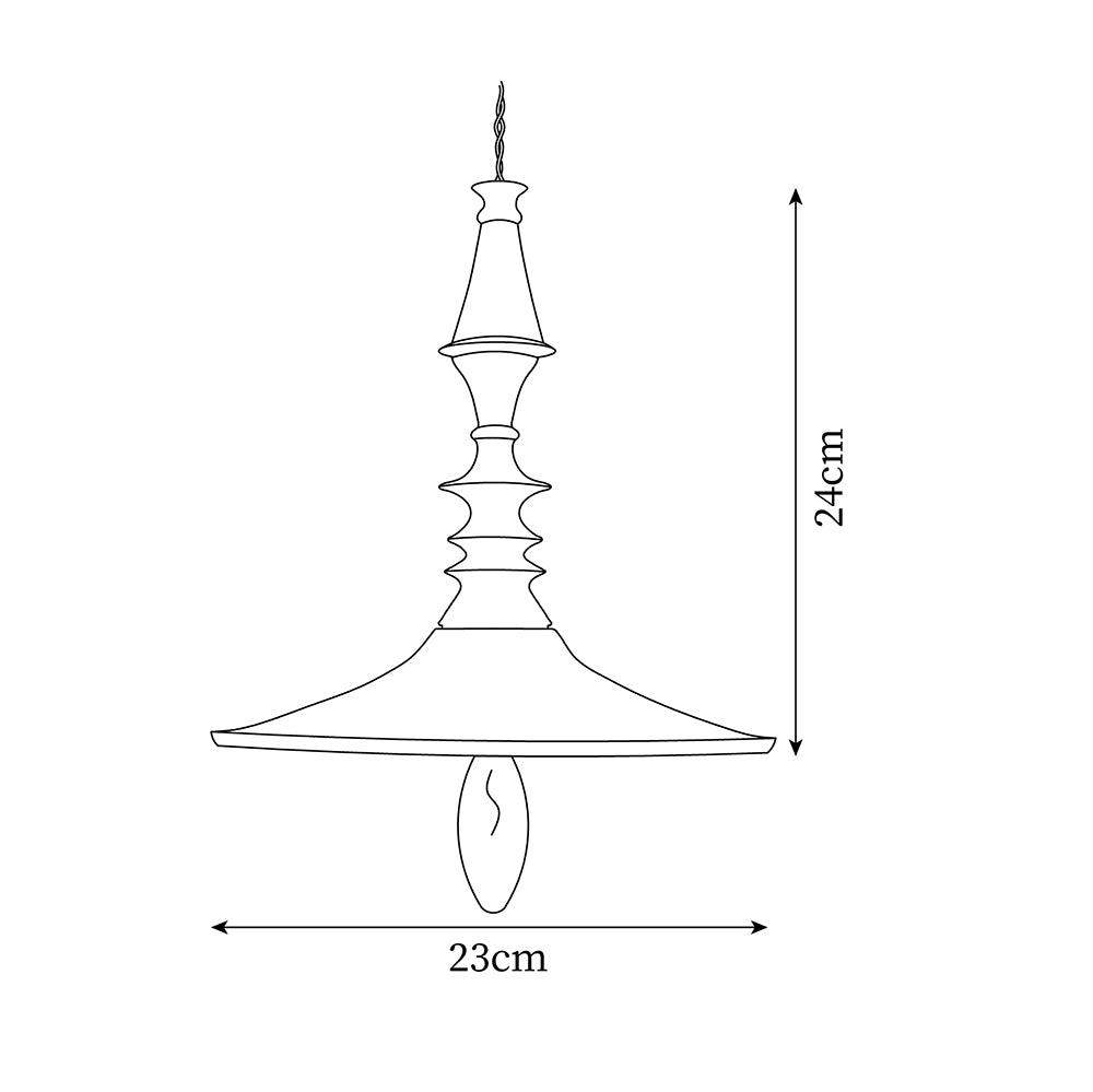 Pendant Lamp Wood Walnut Shade Modern Minimalist Cozy Warm