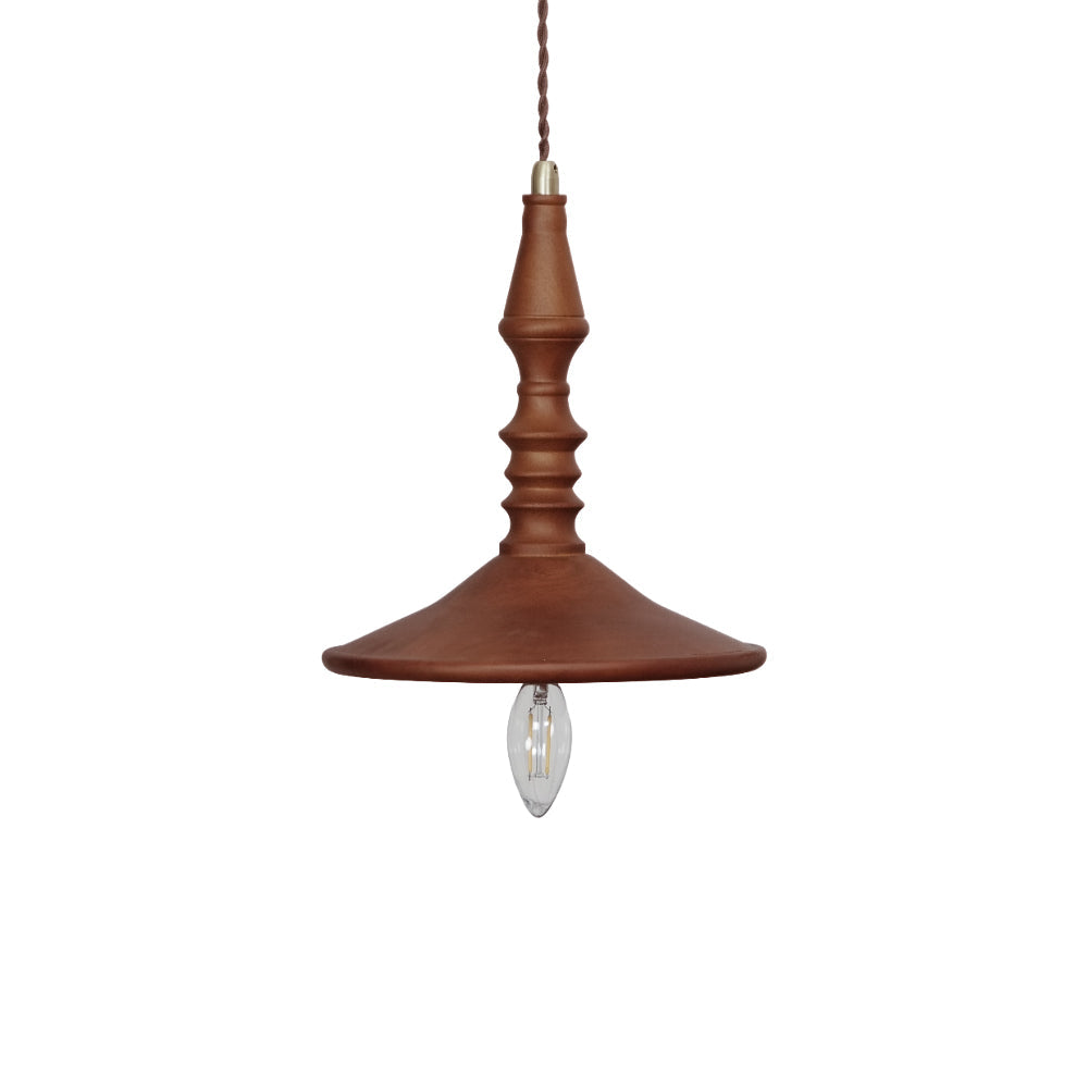 Pendant Lamp Wood Walnut Shade Modern Minimalist Cozy Warm
