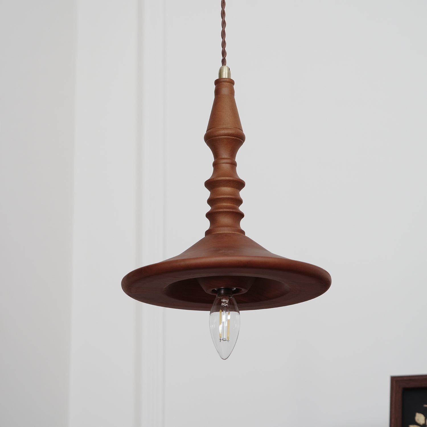 Tessira Wood Industrial Pendant Lamp-Neutral Decor