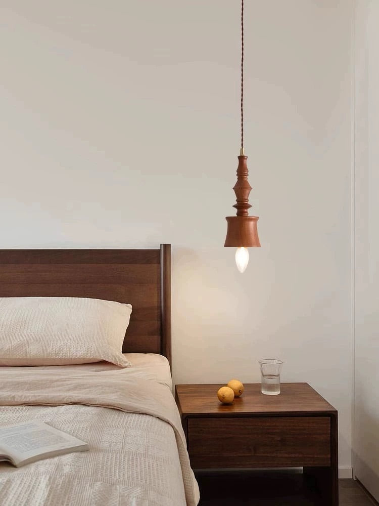 Tessira Wood Industrial Pendant Lamp-Neutral Decor