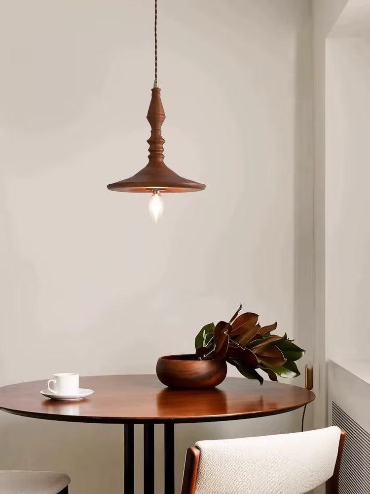 Tessira Wood Industrial Pendant Lamp-Neutral Decor