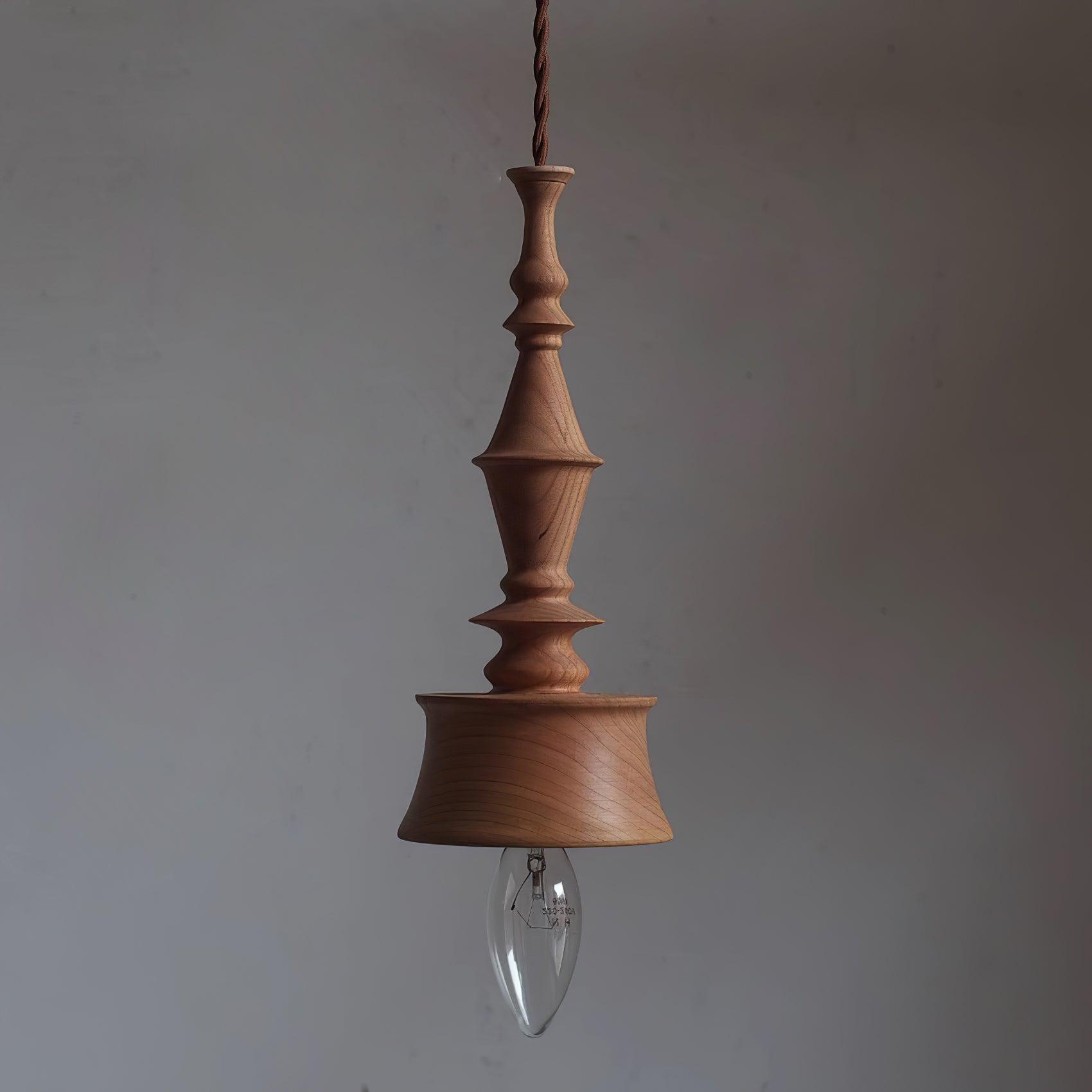 Tessira Wood Industrial Pendant Lamp-Neutral Decor