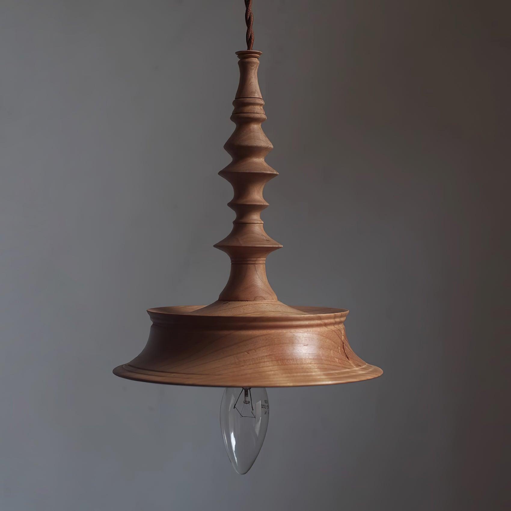 Tessira Wood Industrial Pendant Lamp-Neutral Decor