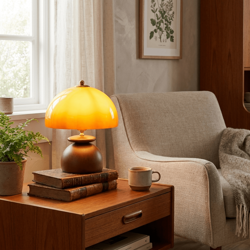 Sunrise Dome Table Lamp-Neutral Decor