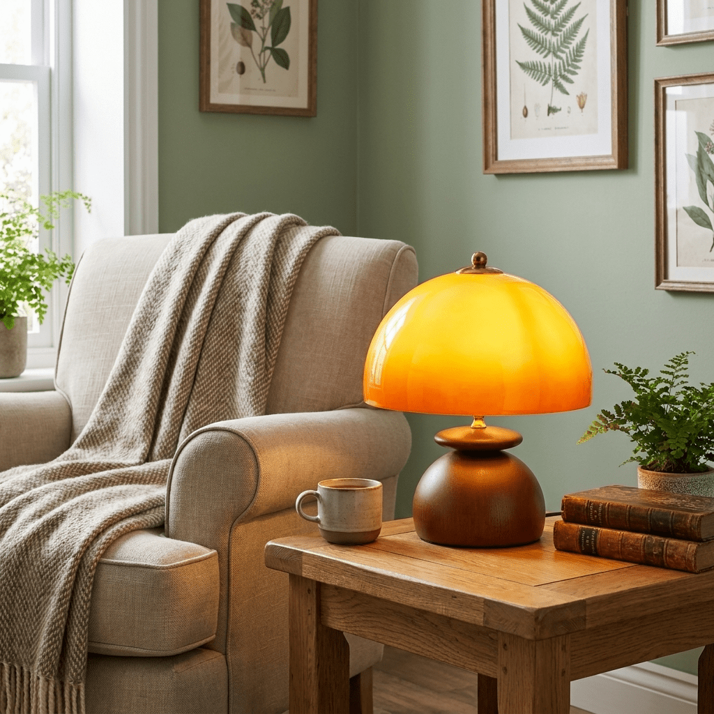 Sunrise Dome Table Lamp-Neutral Decor