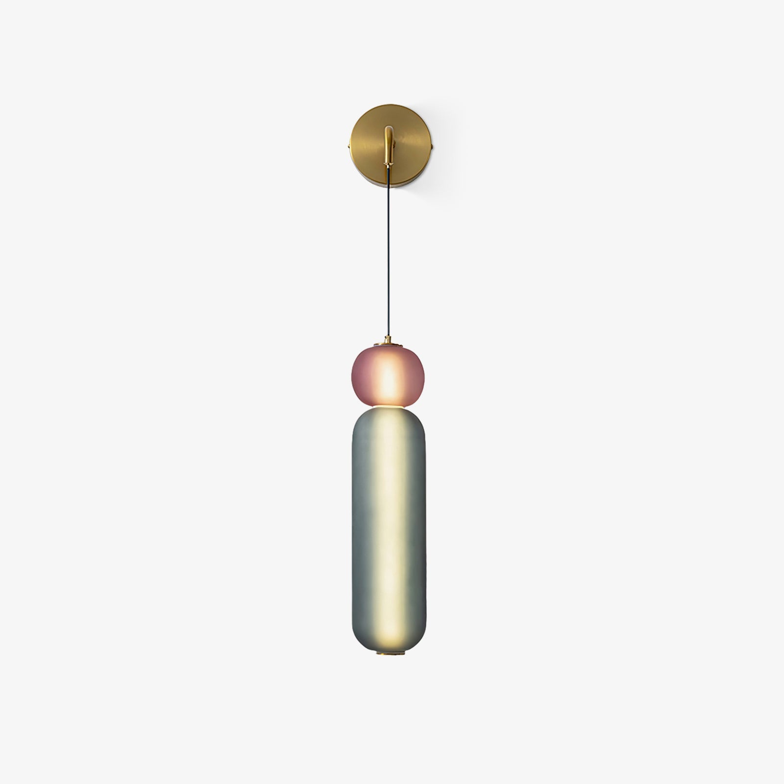 Eurtalia Modern Minimalist Glass Wall Lamp-Neutral Decor