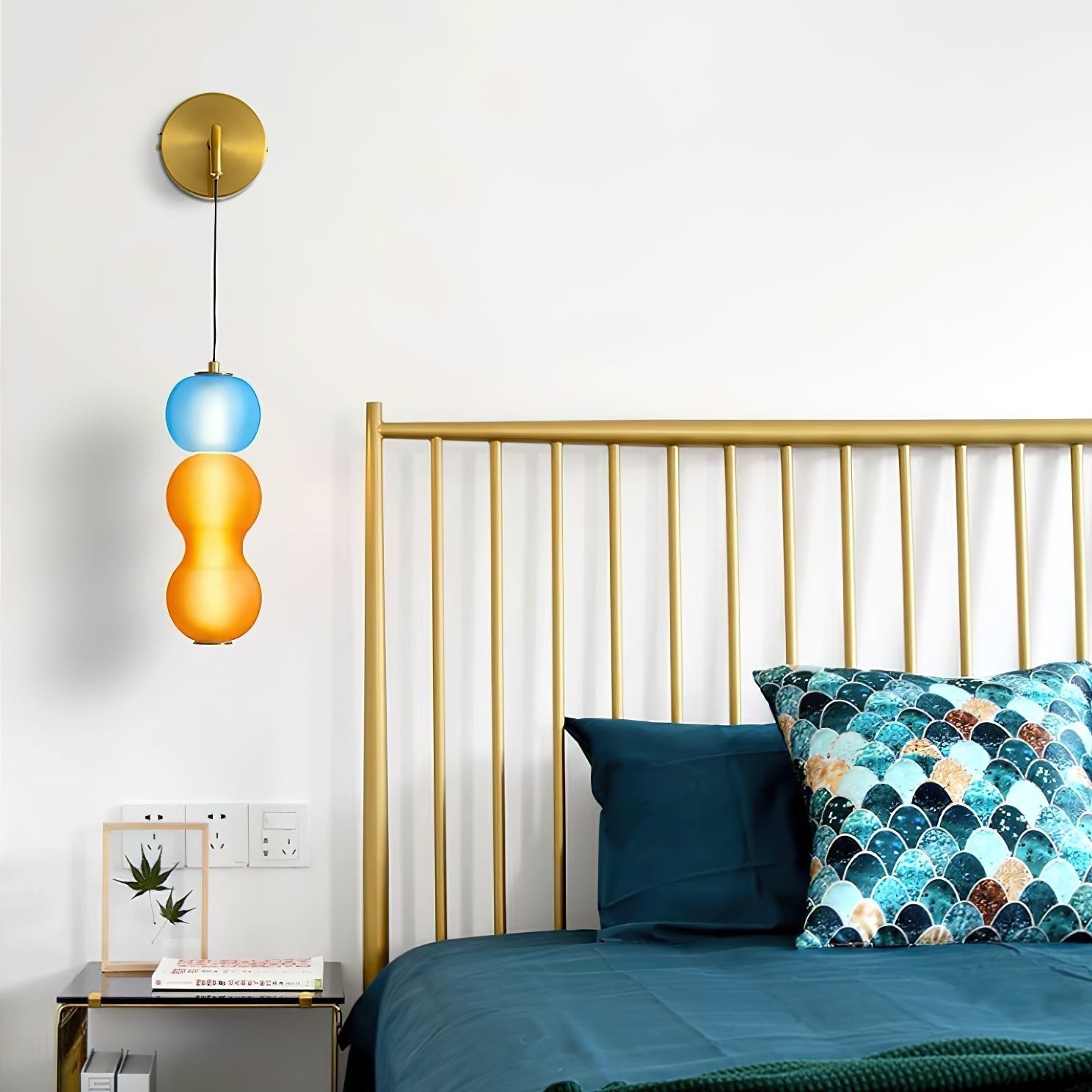 Eurtalia Modern Minimalist Glass Wall Lamp-Neutral Decor
