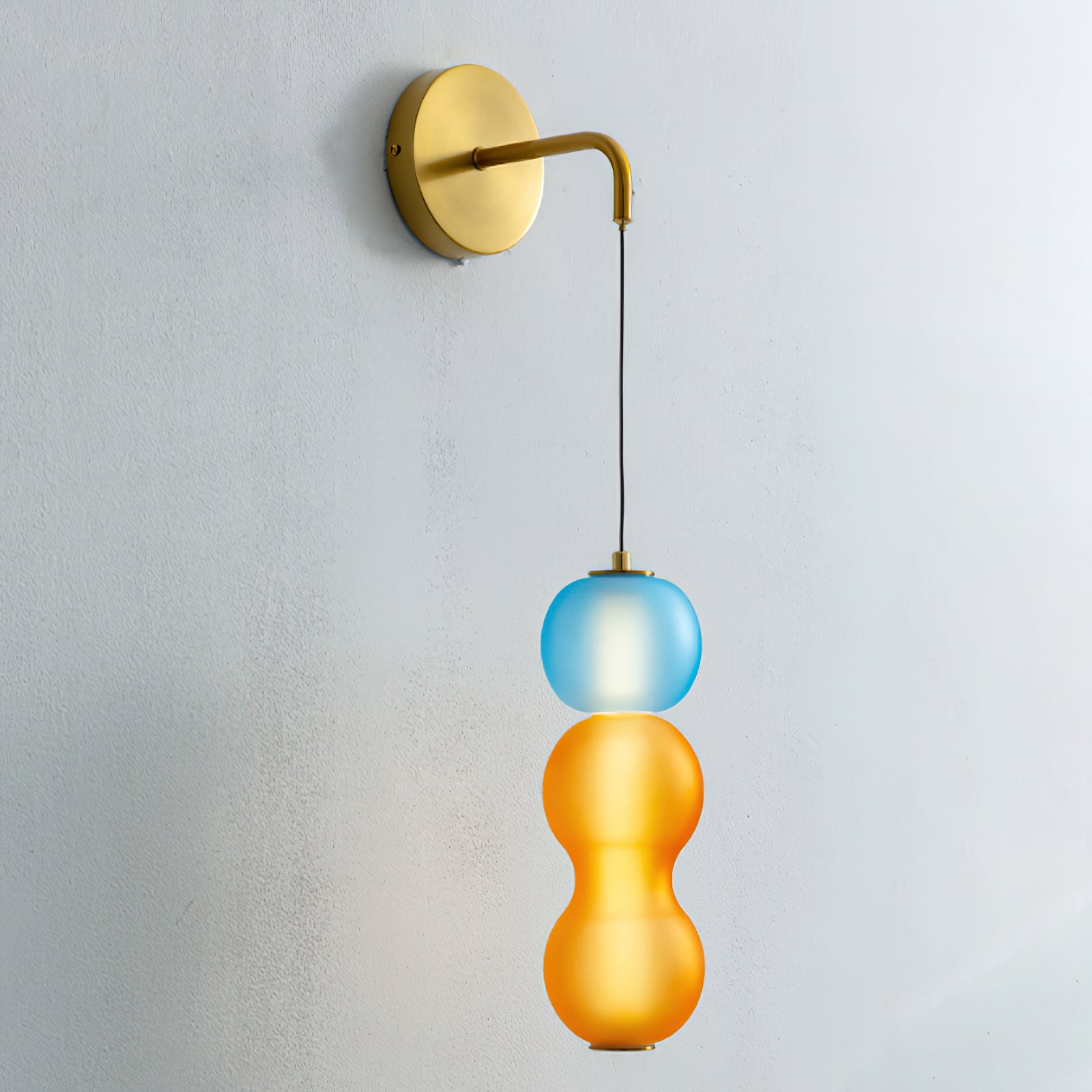 Eurtalia Modern Minimalist Glass Wall Lamp-Neutral Decor