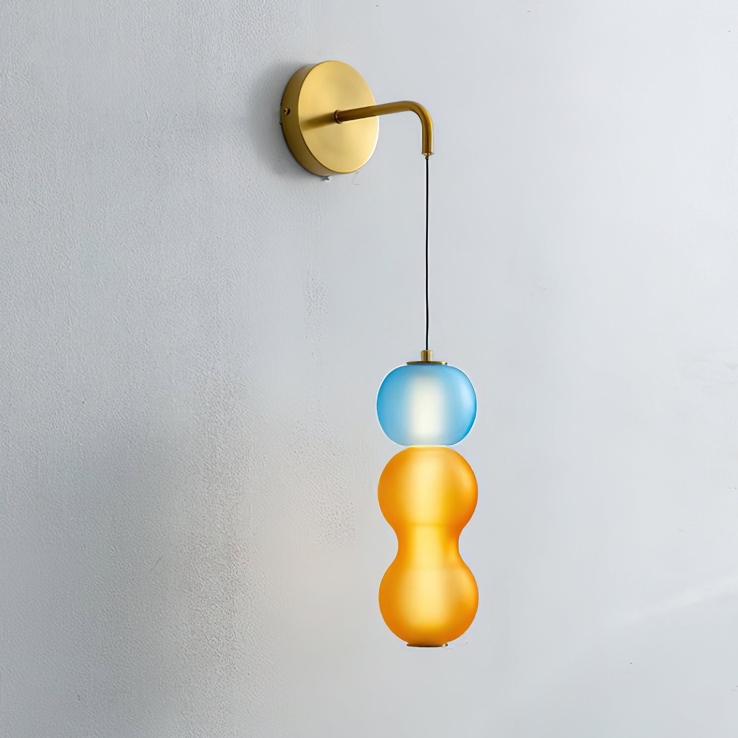 Eurtalia Modern Minimalist Glass Wall Lamp-Neutral Decor