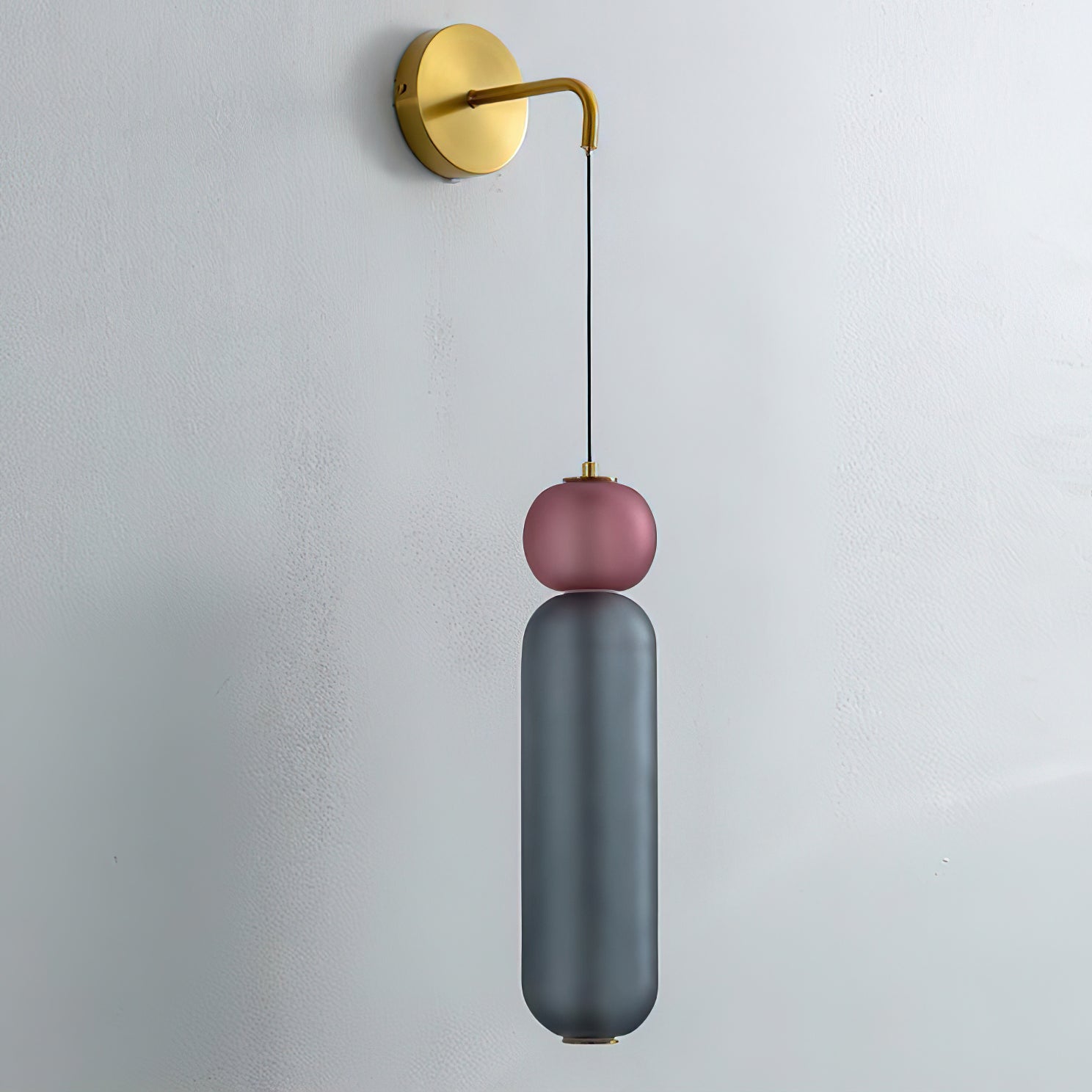 Eurtalia Modern Minimalist Glass Wall Lamp-Neutral Decor