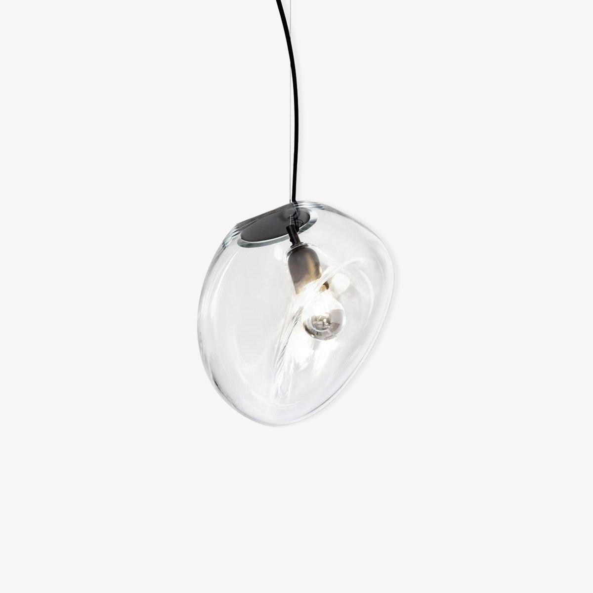 Rune Minimalist Glass Pendant Light-Neutral Decor