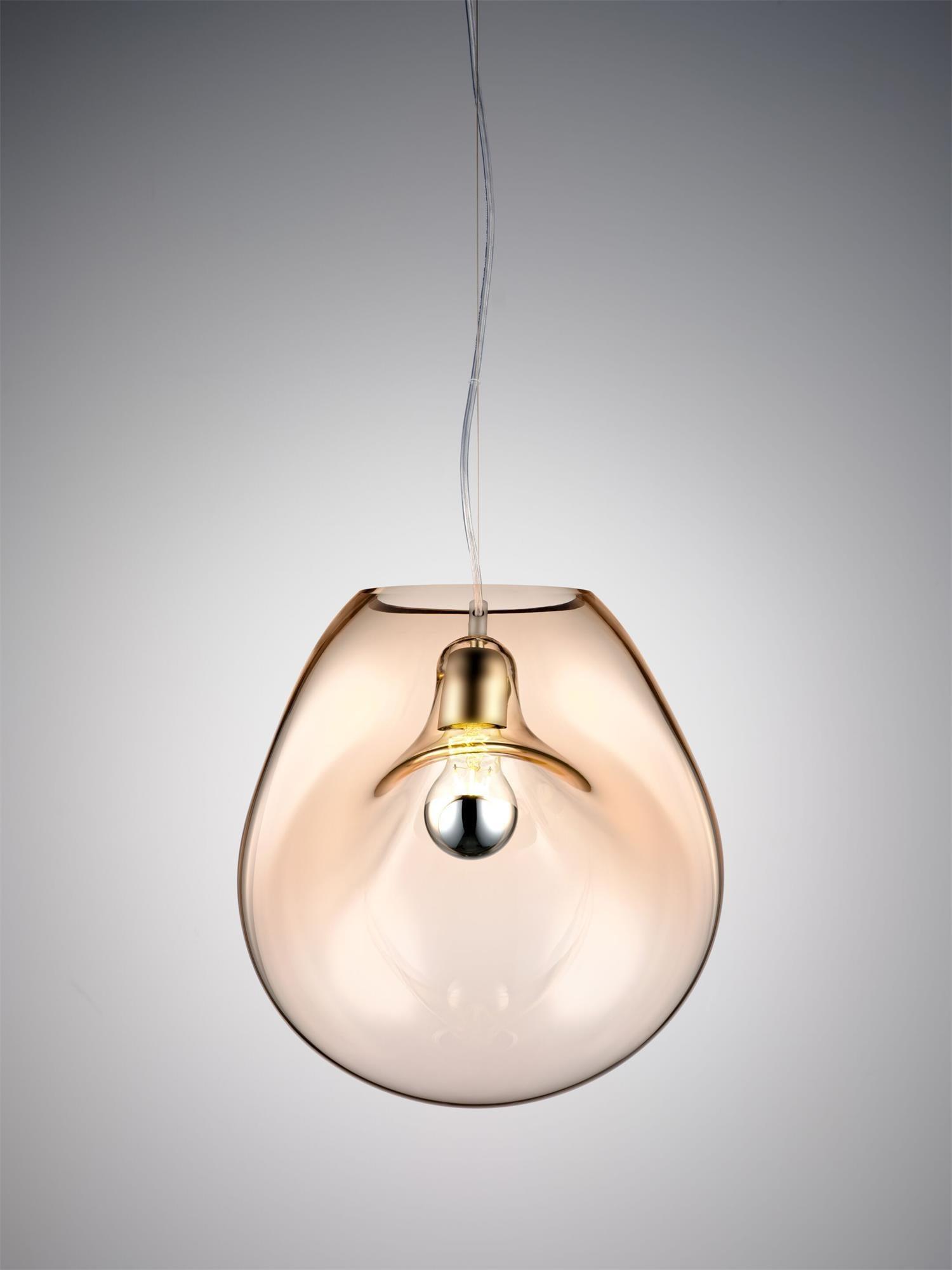 Rune Minimalist Glass Pendant Light-Neutral Decor