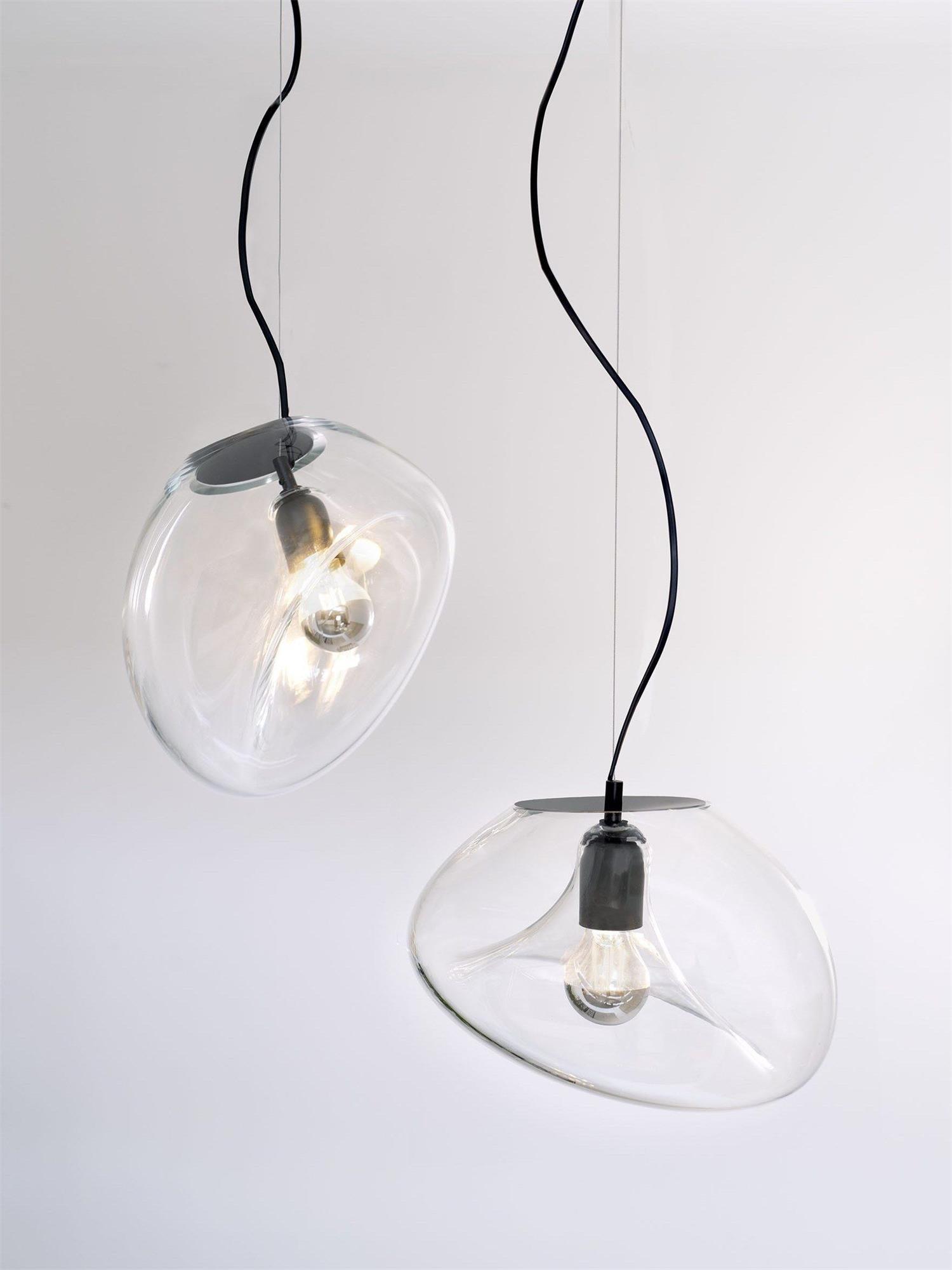 Rune Minimalist Glass Pendant Light-Neutral Decor