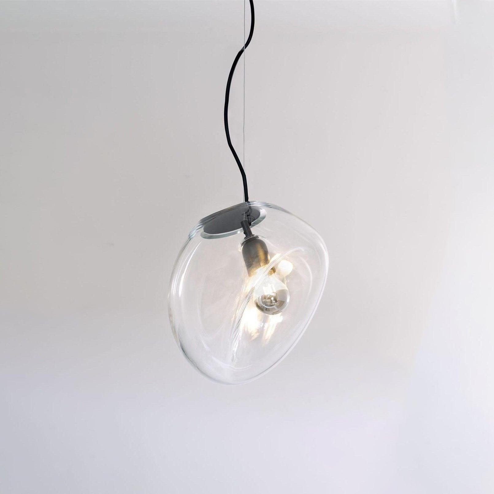 Rune Minimalist Glass Pendant Light-Neutral Decor