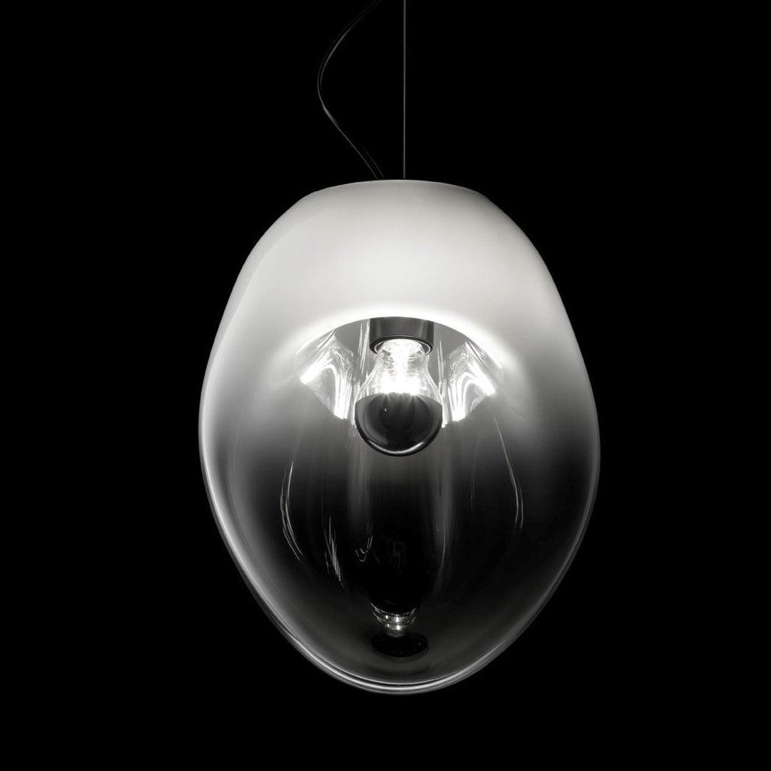 Rune Minimalist Glass Pendant Light-Neutral Decor