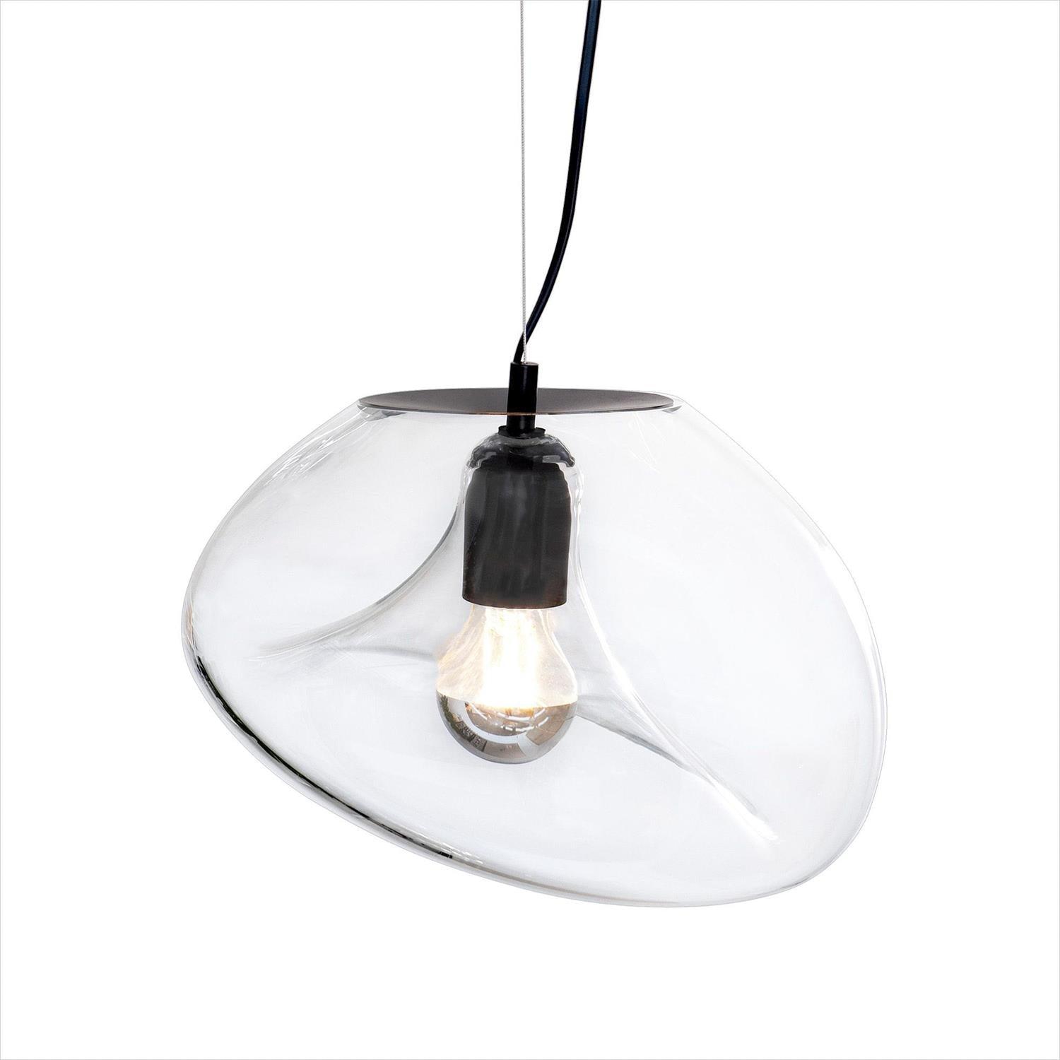 Rune Minimalist Glass Pendant Light-Neutral Decor