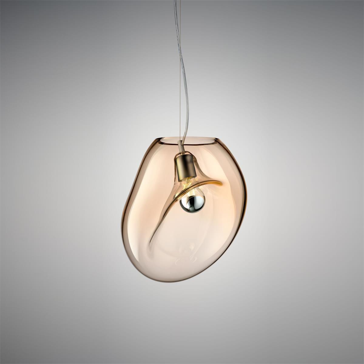 Rune Minimalist Glass Pendant Light-Neutral Decor