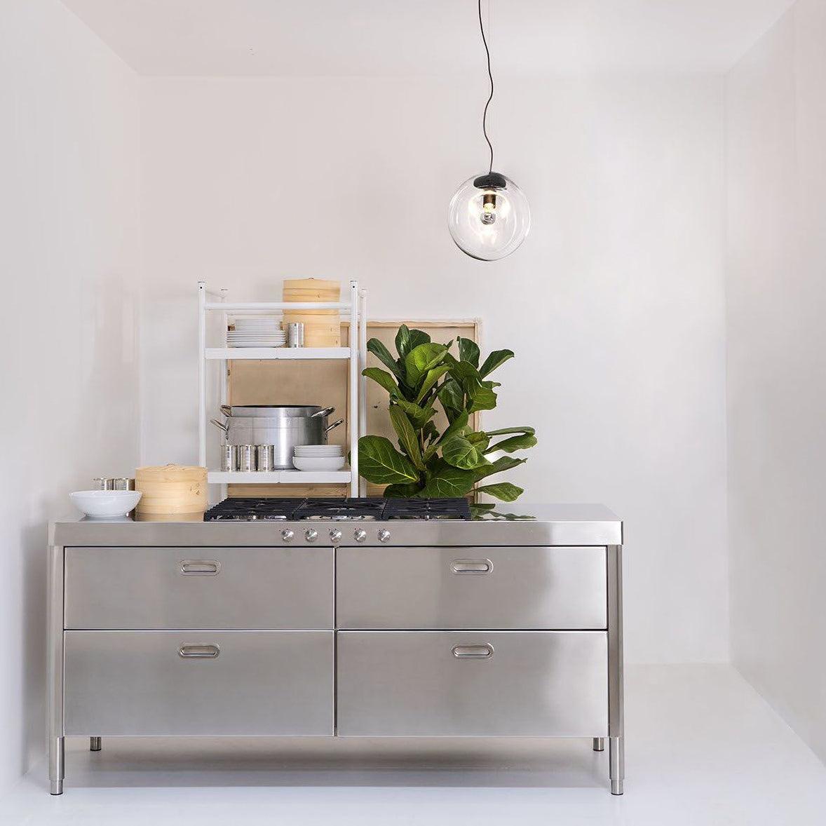 Rune Minimalist Glass Pendant Light-Neutral Decor