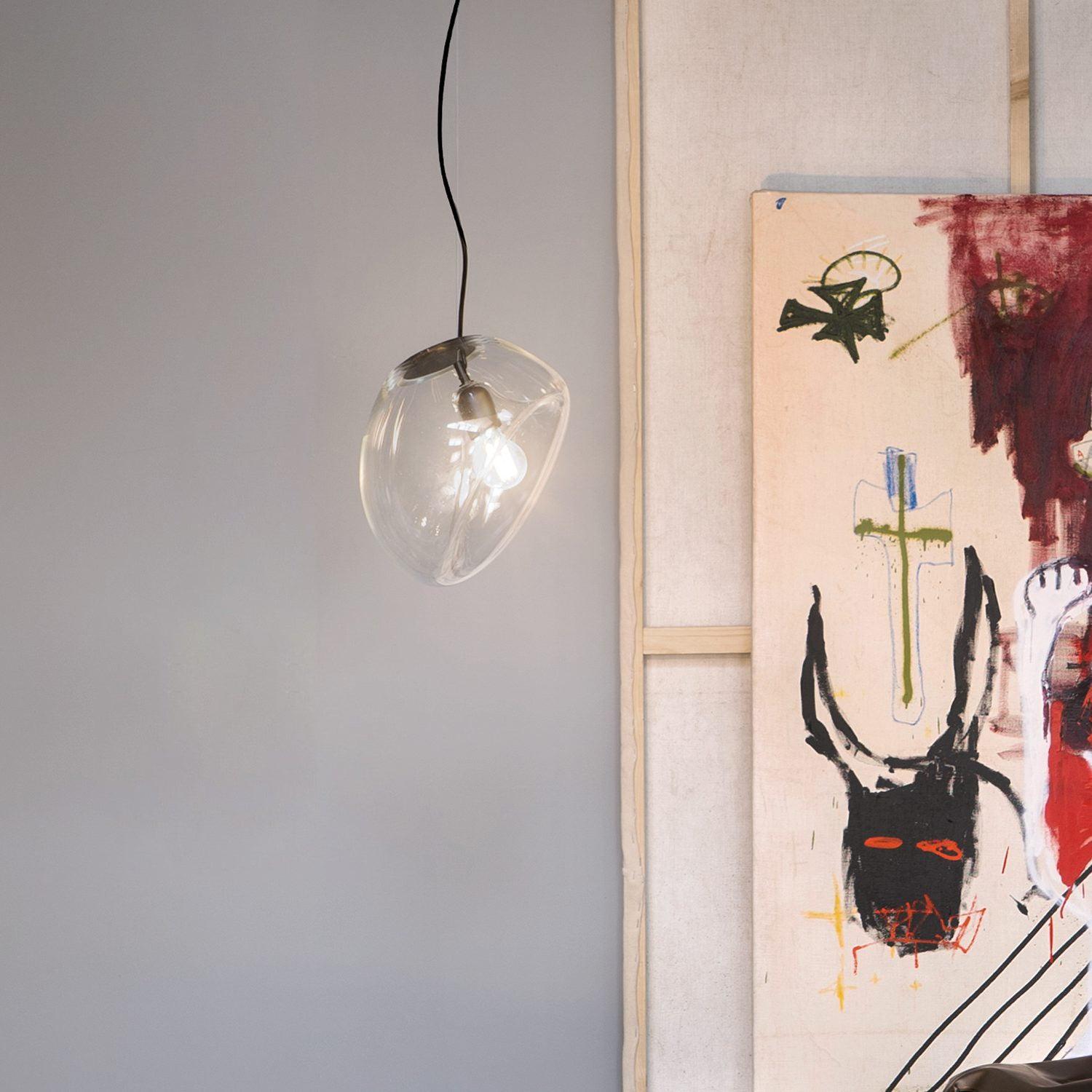 Rune Minimalist Glass Pendant Light-Neutral Decor