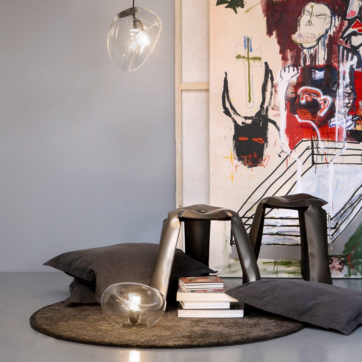 Rune Minimalist Glass Pendant Light-Neutral Decor