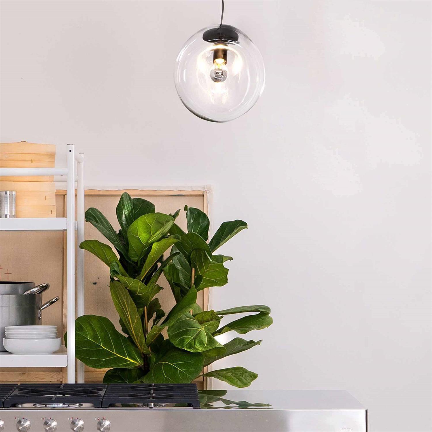 Rune Minimalist Glass Pendant Light-Neutral Decor