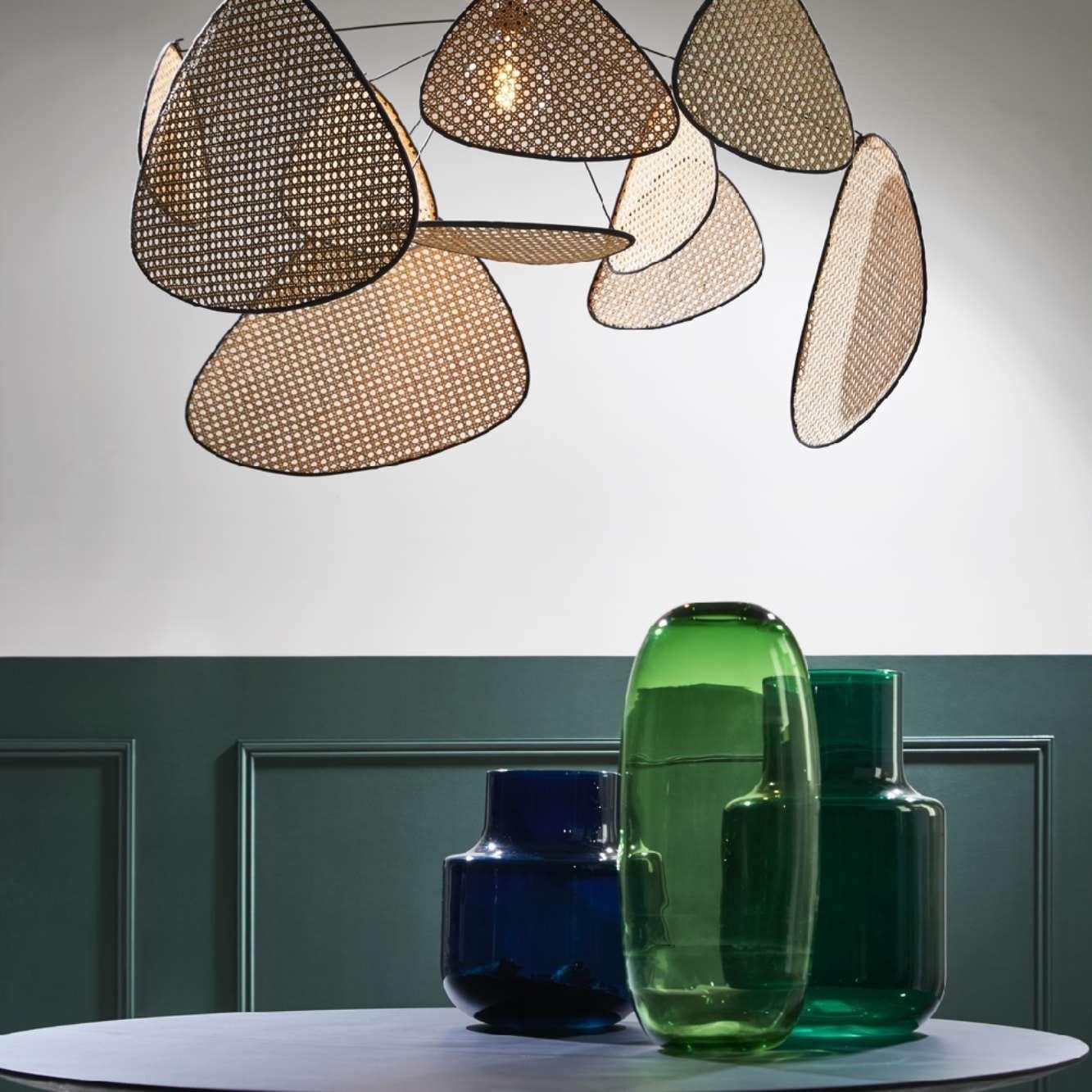 Lustra Chandelier Screen Cannage Suspension Retro-Neutral Decor