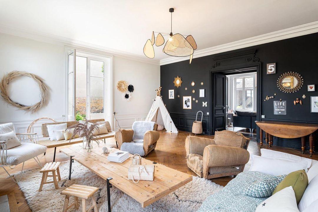Lustra Pendant Light Rattan Swag Industrial-Neutral Decor