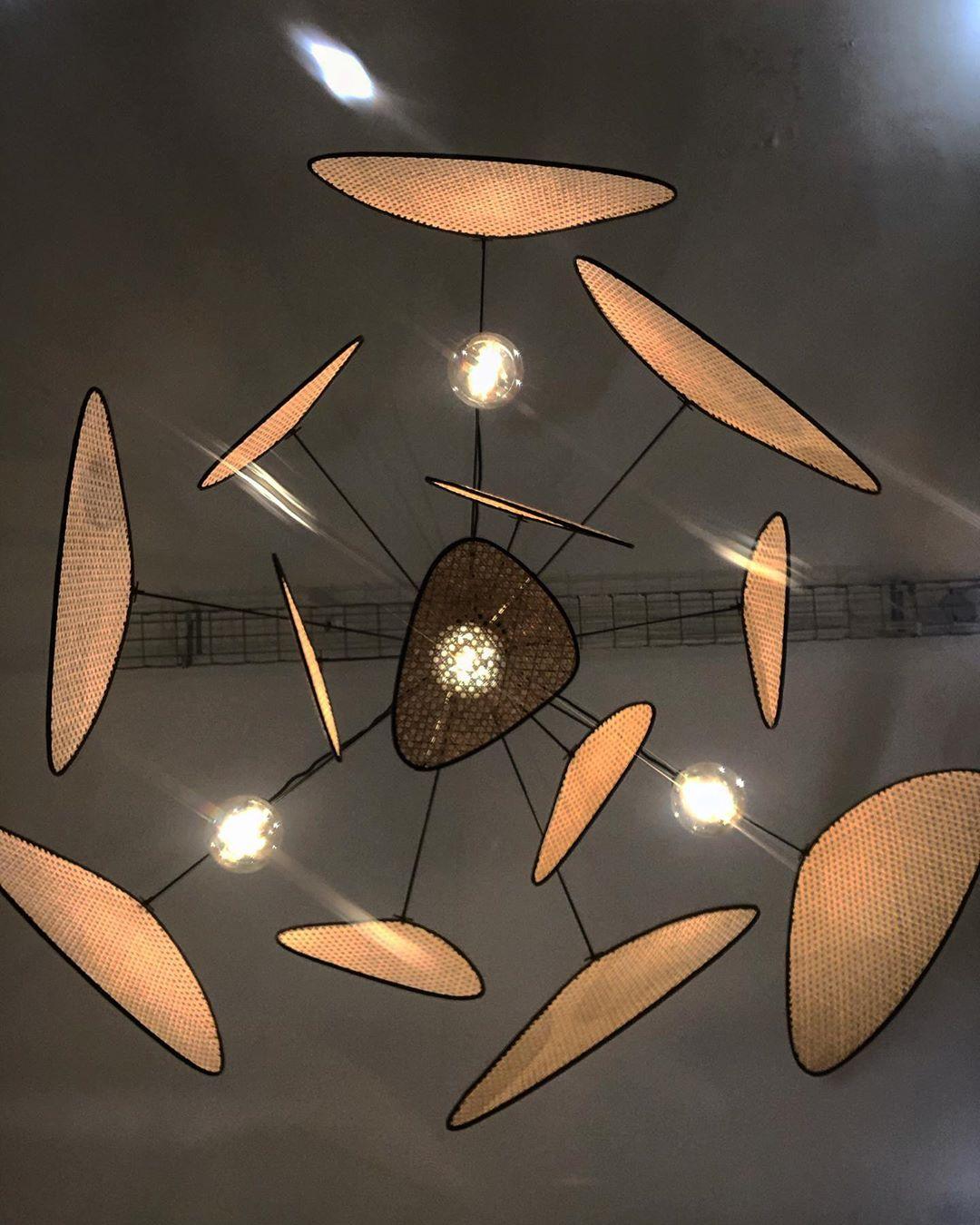 Lustra Pendant Light Rattan Swag Industrial-Neutral Decor