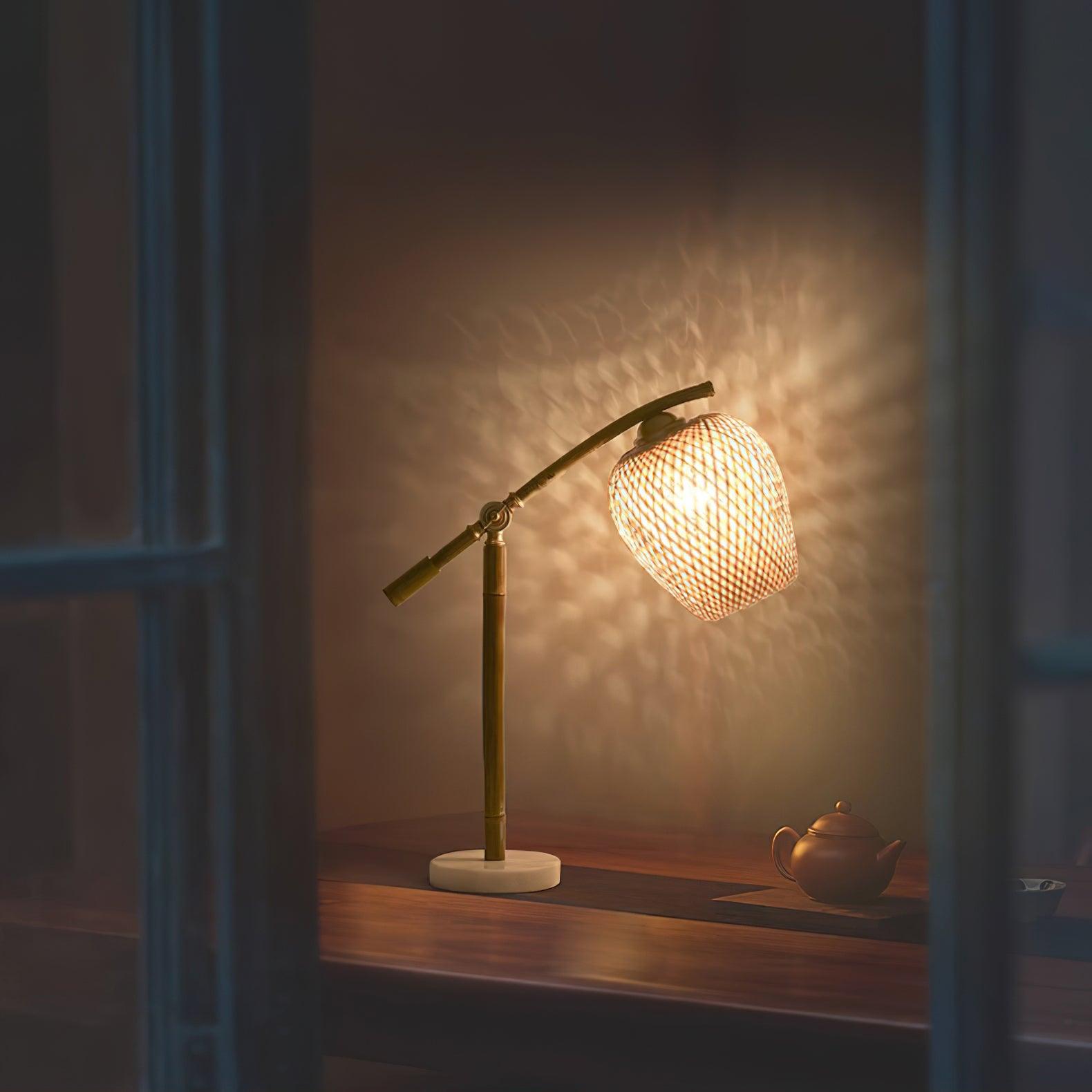 Zanell Bamboo Zen Table Lamp-Neutral Decor