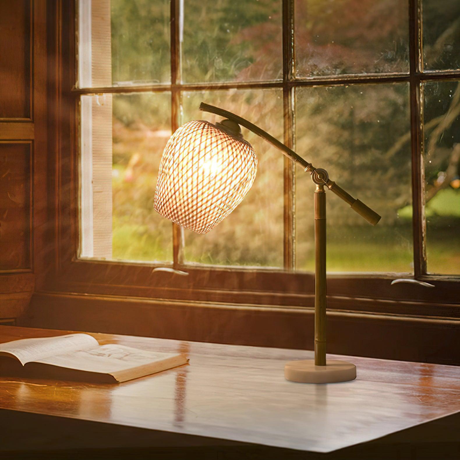 Zanell Bamboo Zen Table Lamp-Neutral Decor