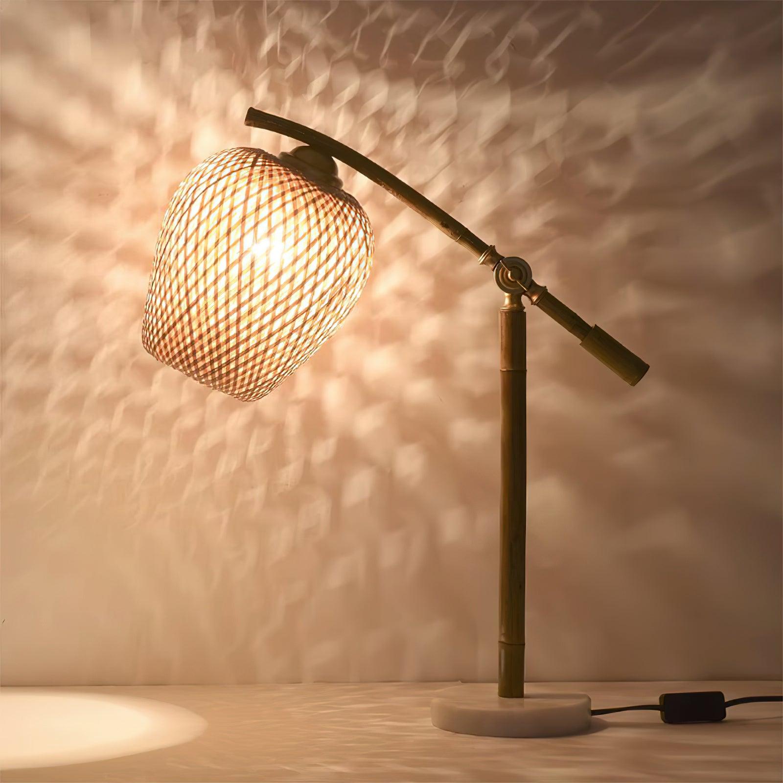Zanell Bamboo Zen Table Lamp-Neutral Decor