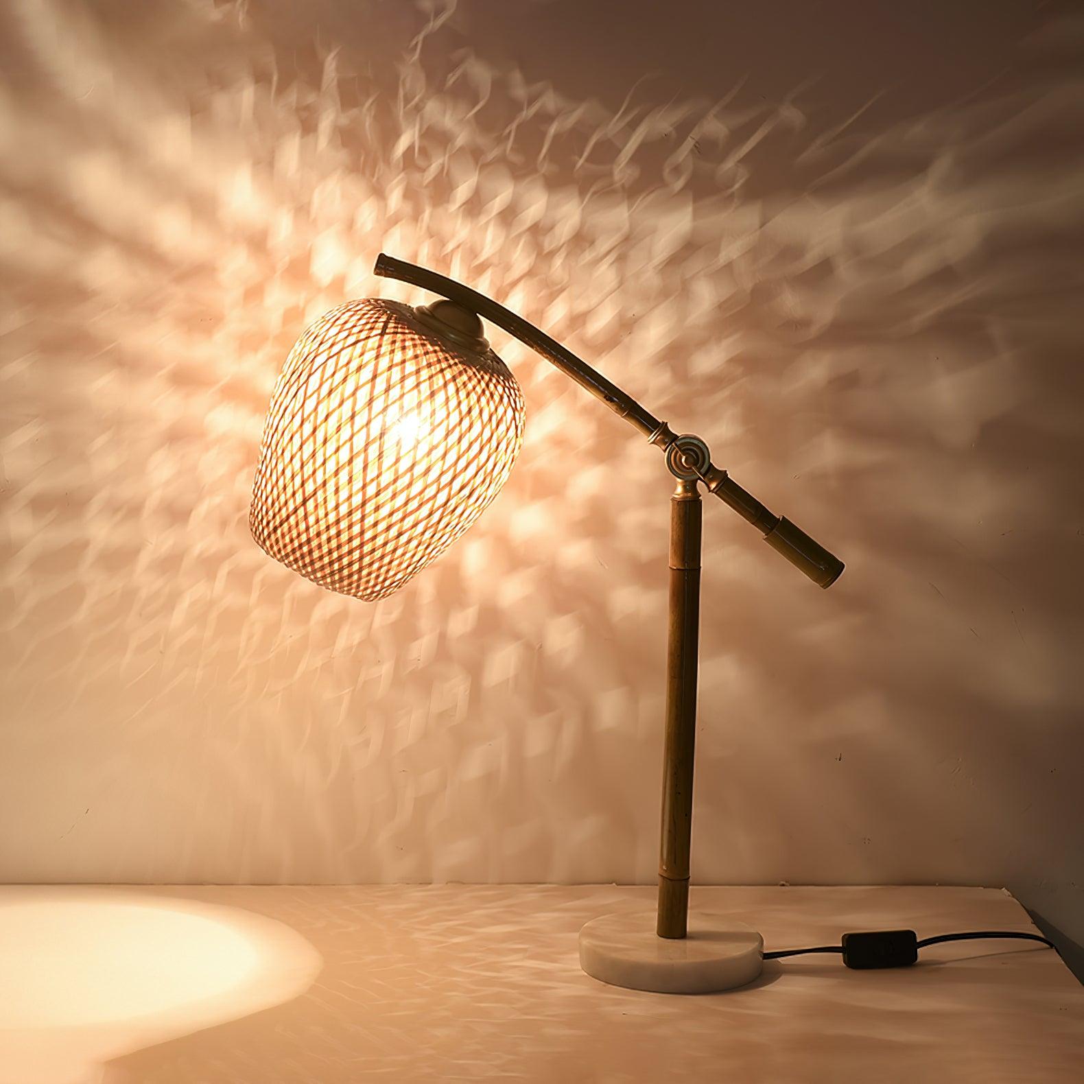 Zanell Bamboo Zen Table Lamp-Neutral Decor
