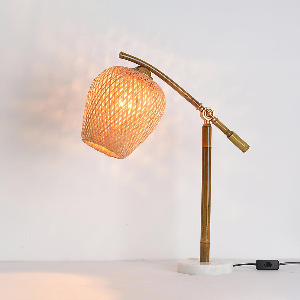 Zanell Bamboo Zen Table Lamp-Neutral Decor