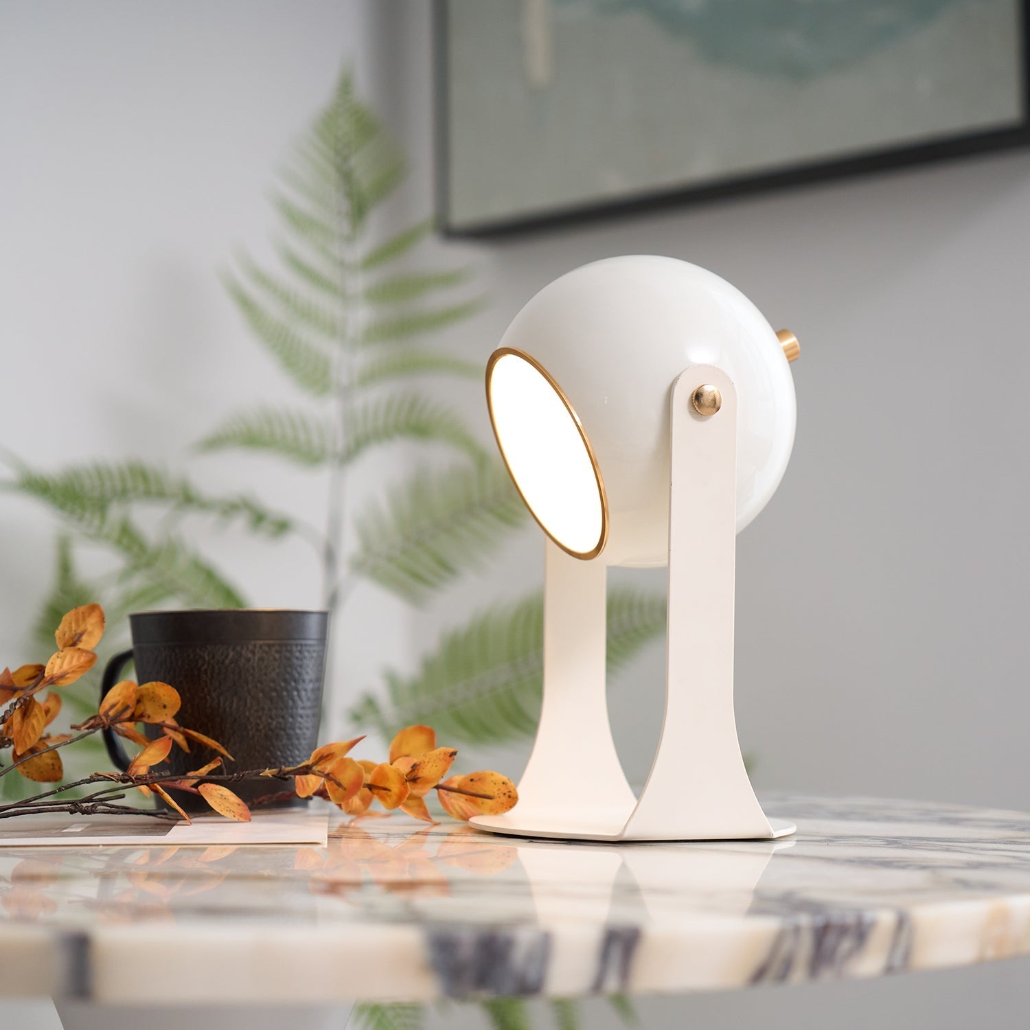 Ulsken Acrylic Minimalist Table Lamp-Neutral Decor