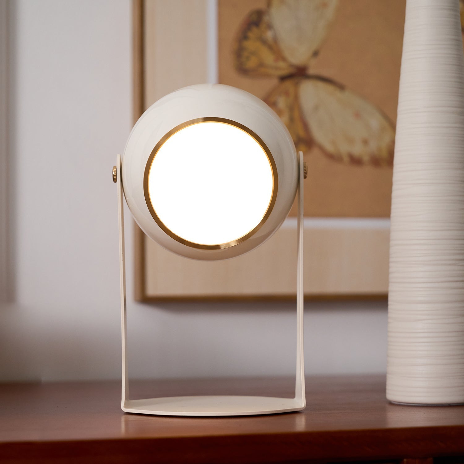 Ulsken Acrylic Minimalist Table Lamp-Neutral Decor