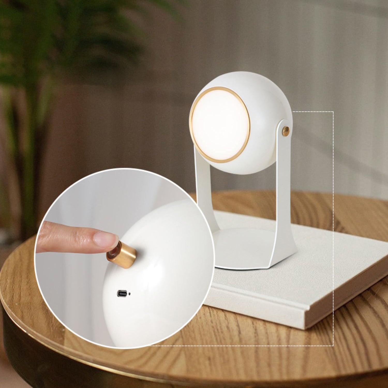 Ulsken Acrylic Minimalist Table Lamp-Neutral Decor