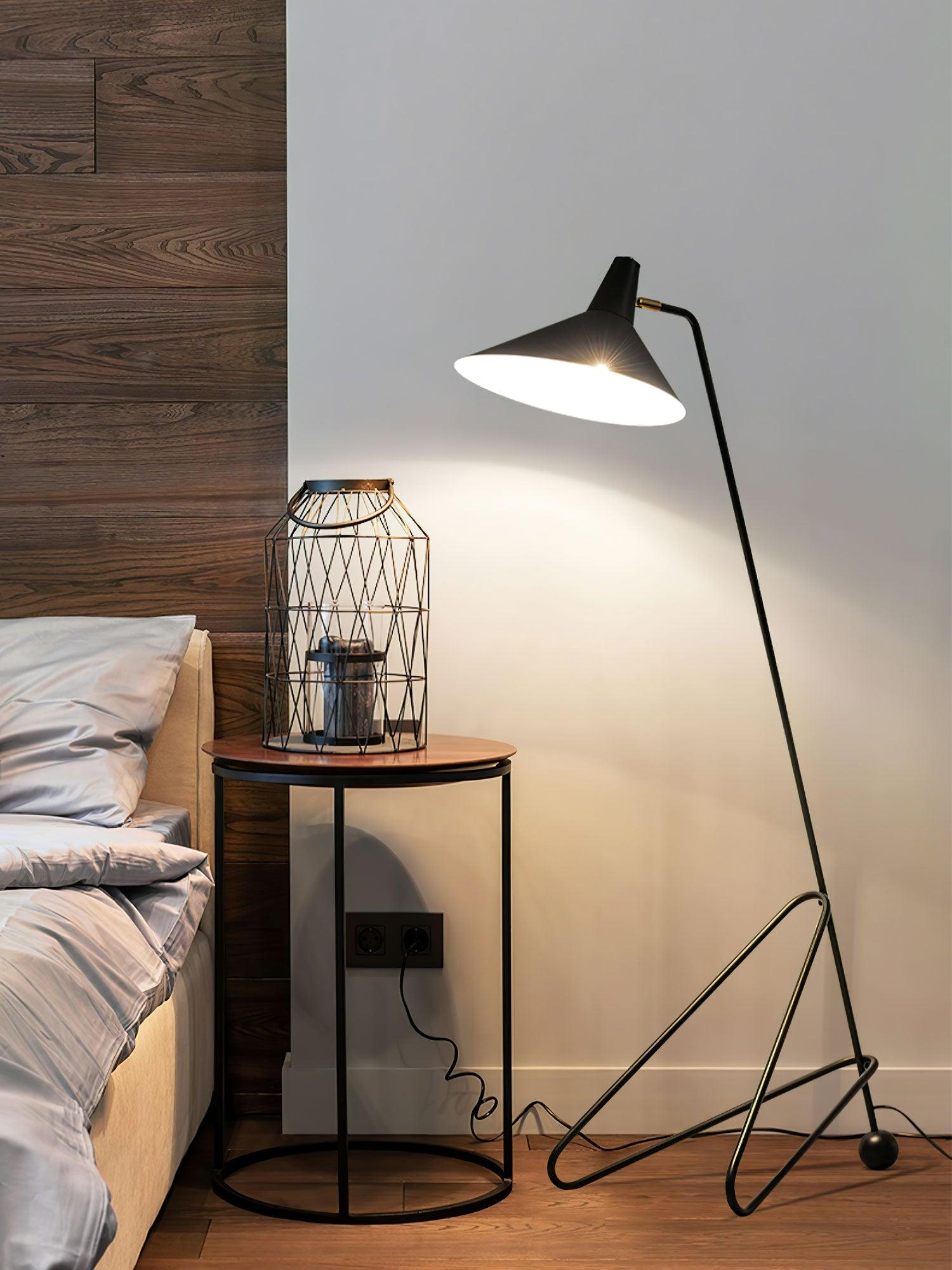 Kael Modern Industrial Floor Lamp-Neutral Decor