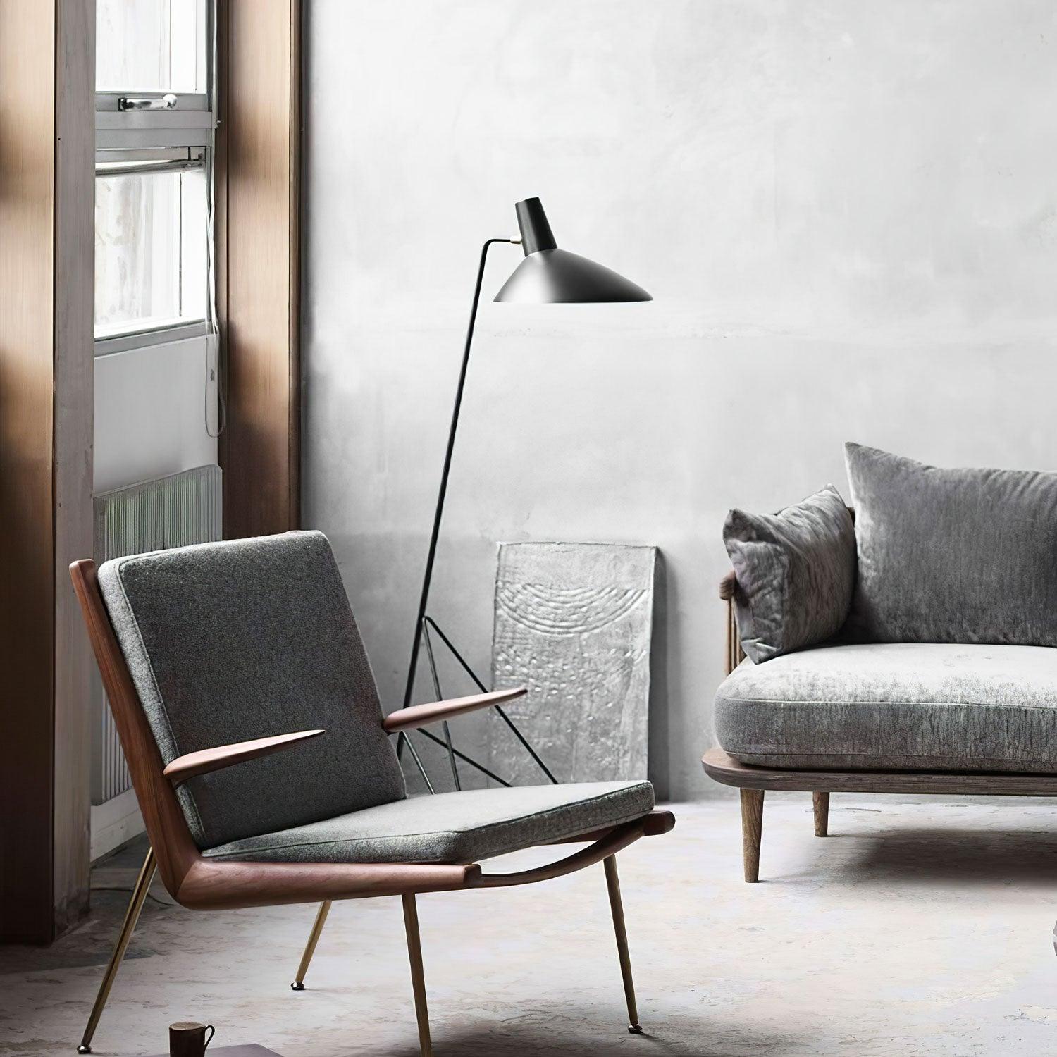 Kael Modern Industrial Floor Lamp-Neutral Decor