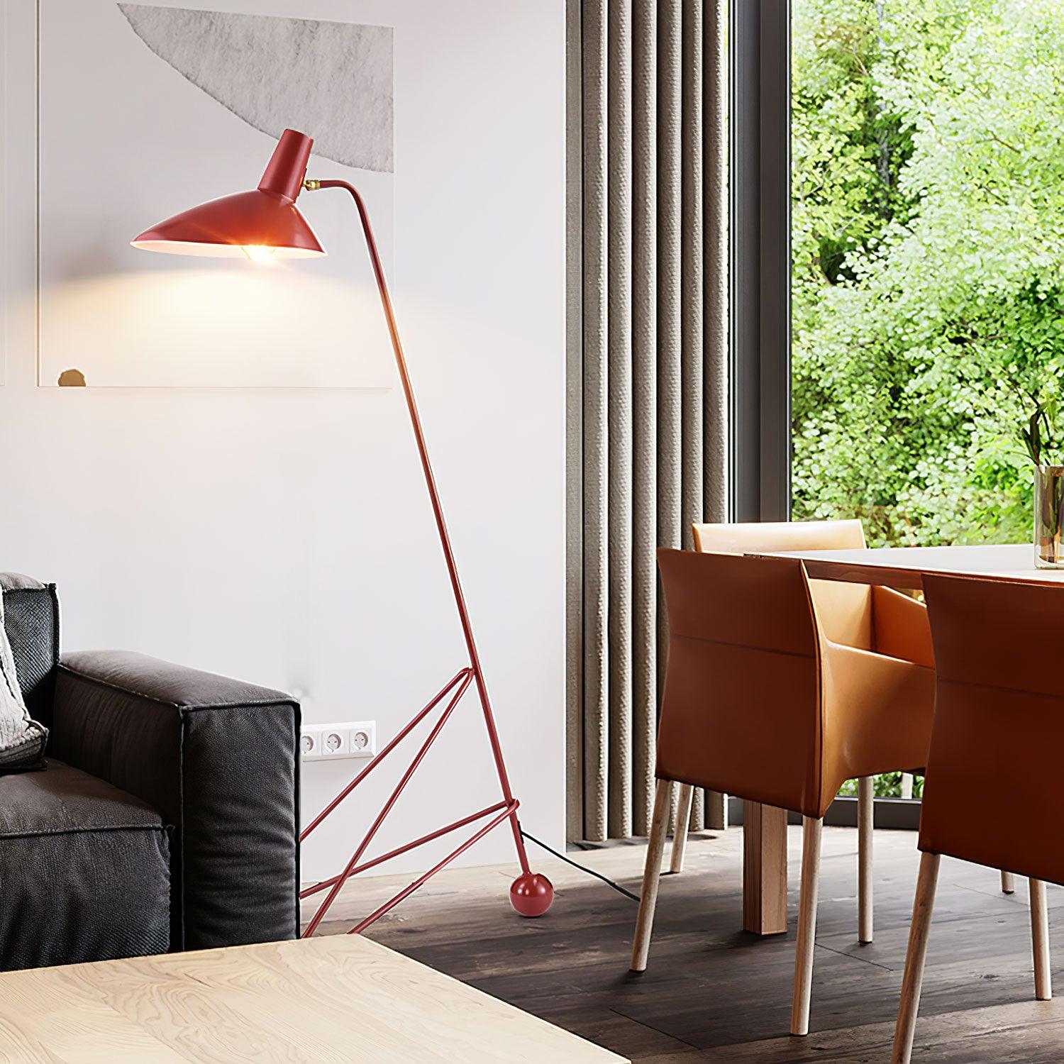 Kael Modern Industrial Floor Lamp-Neutral Decor